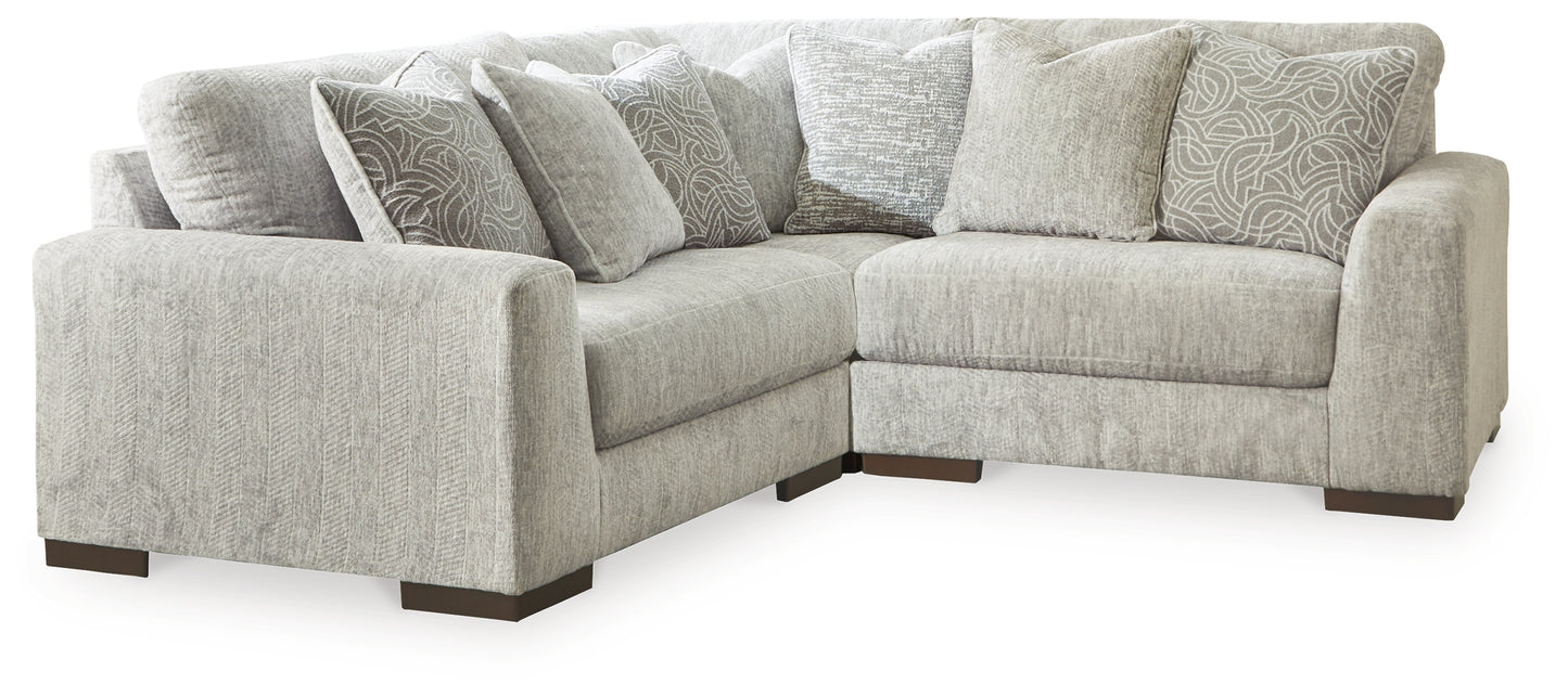 Bradenton Furniture Outlet - Ashley Furniture - Regent Park Sectional - RAF 3-Piece Sectional / Pewter - 14404S1