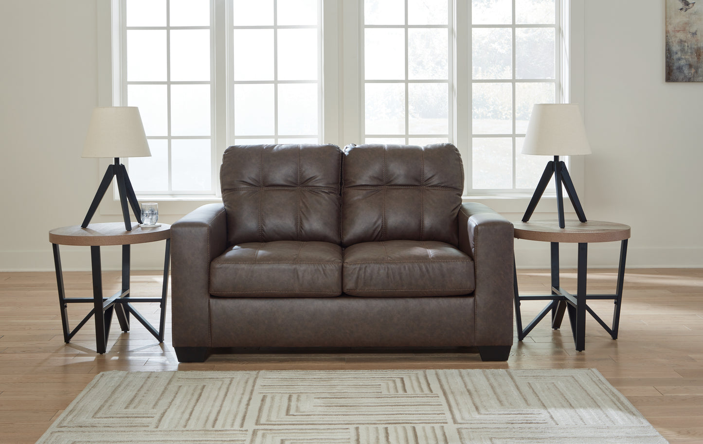 Bradenton Furniture Outlet - Ashley Furniture - Barlin Mills Living Room - Loveseat / Umber - 1700335