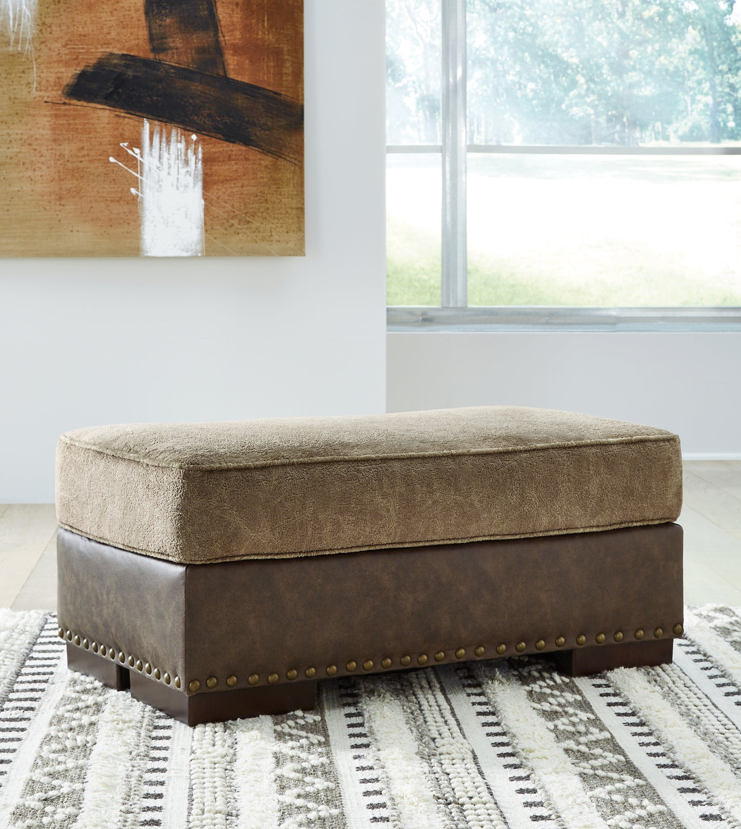 Bradenton Furniture Outlet - Ashley Furniture - Alesbury Living Room - Ottoman / Chocolate - 1870414