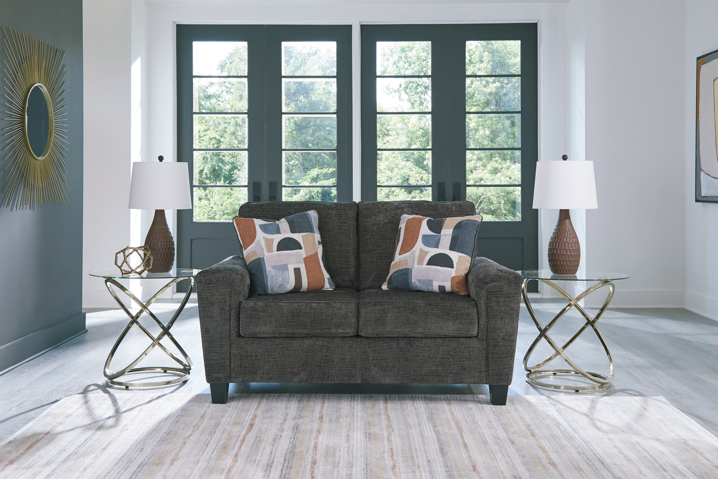 Bradenton Furniture Outlet - Ashley Furniture - Erinslane Living Room - Loveseat / Dusk - 2520635