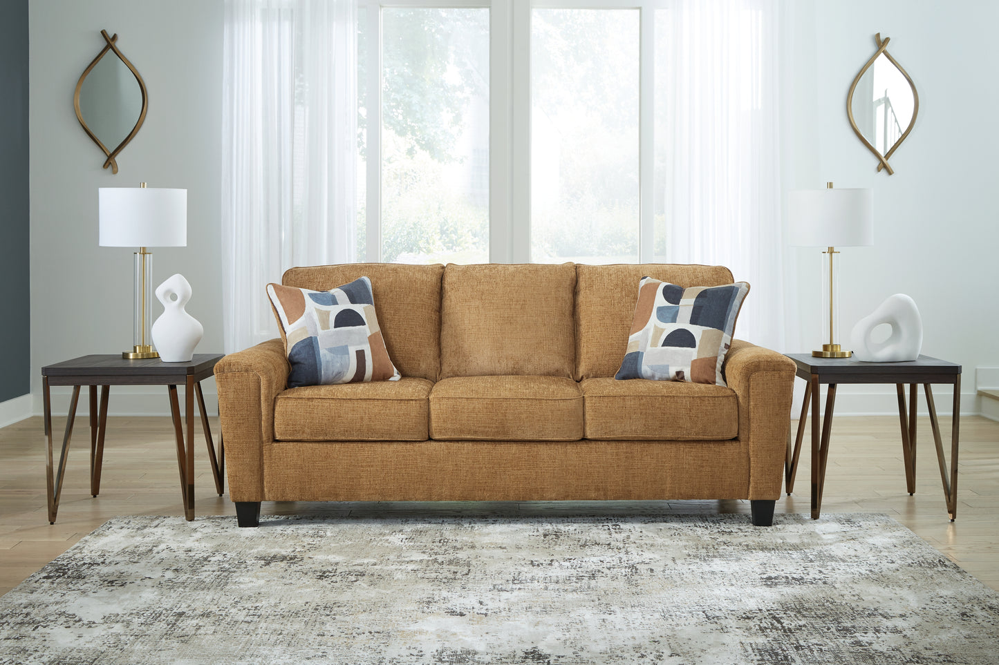 Bradenton Furniture Outlet - Ashley Furniture - Erinslane Living Room - Sofa / Honey - 2520738
