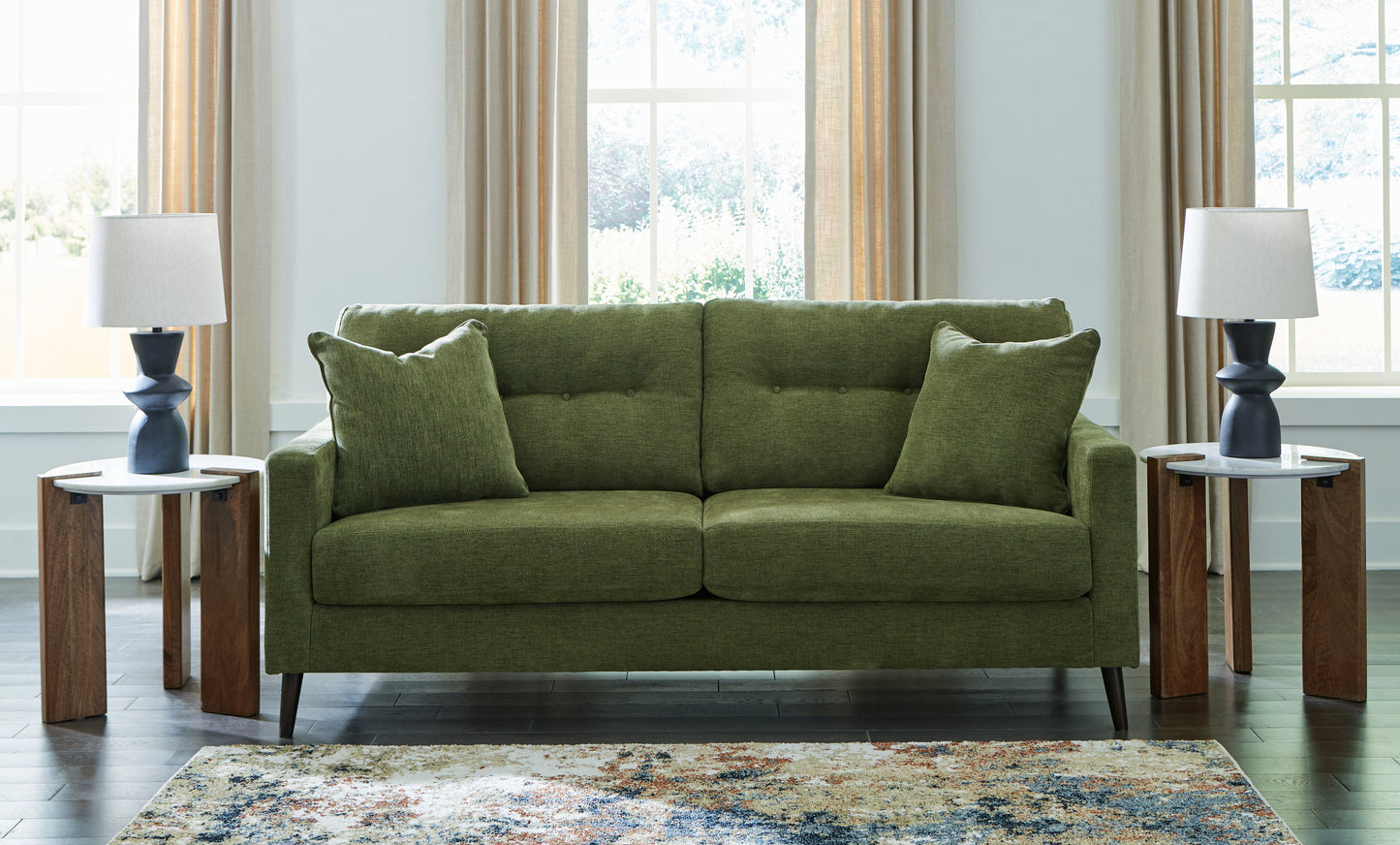 Bradenton Furniture Outlet - Ashley Furniture - Bixler Living Room - Sofa / Olive - 2610738