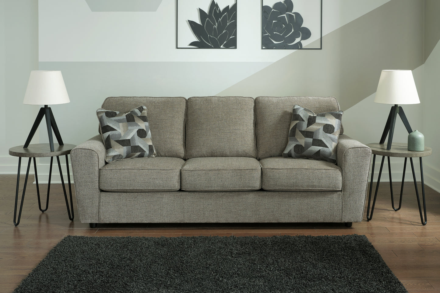 Bradenton Furniture Outlet - Ashley Furniture - Cascilla Living Room - Sofa / Pewter - 2680538