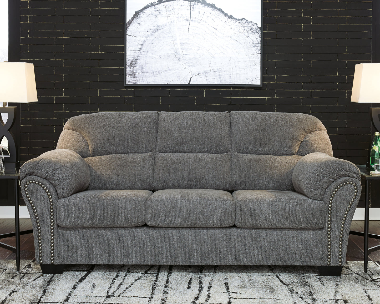 Bradenton Furniture Outlet - Ashley Furniture - Allmaxx Living Room - Sofa / Pewter - 2810538