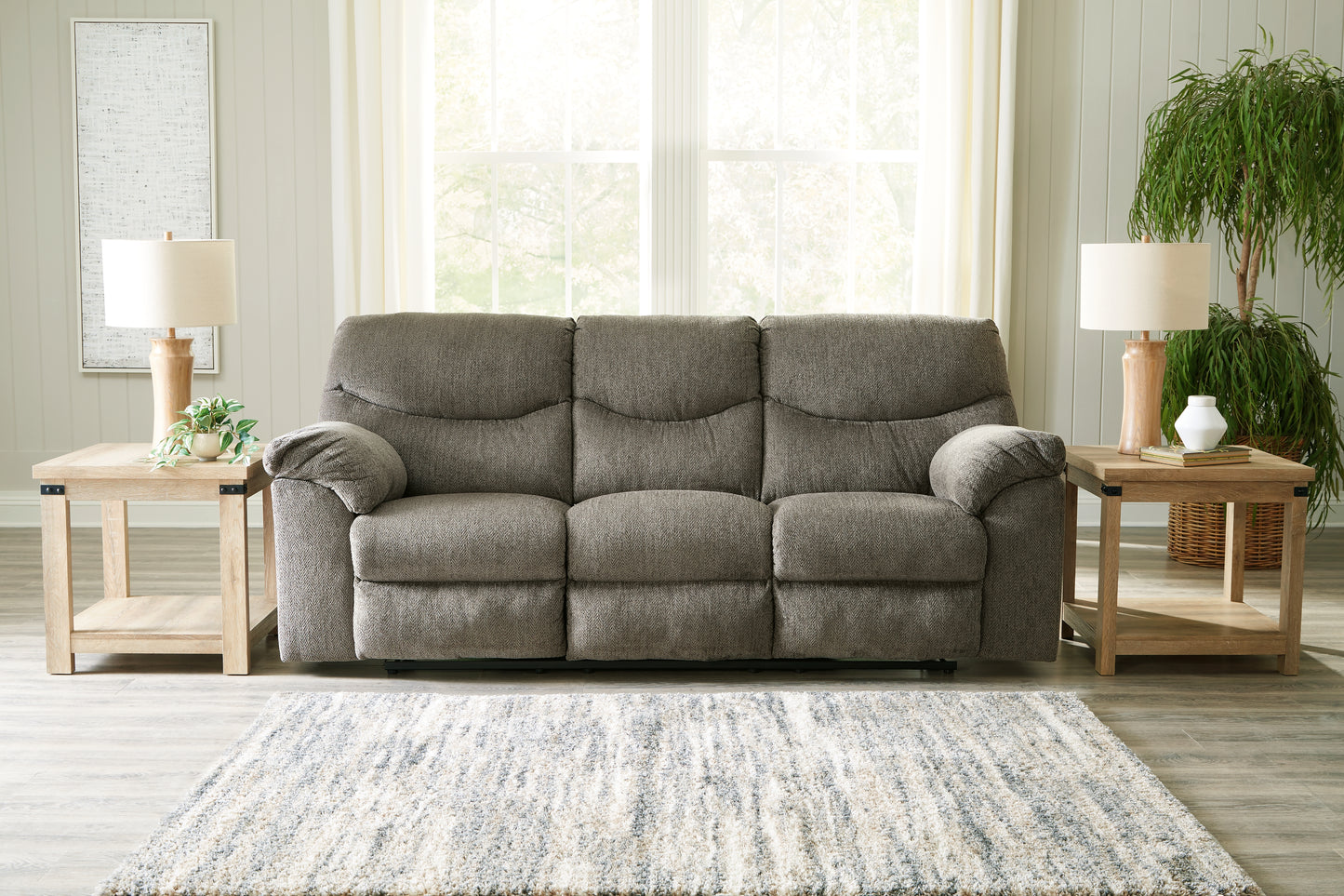 Bradenton Furniture Outlet - Ashley Furniture - Alphons Living Room - Reclining Sofa / Putty - 2820188