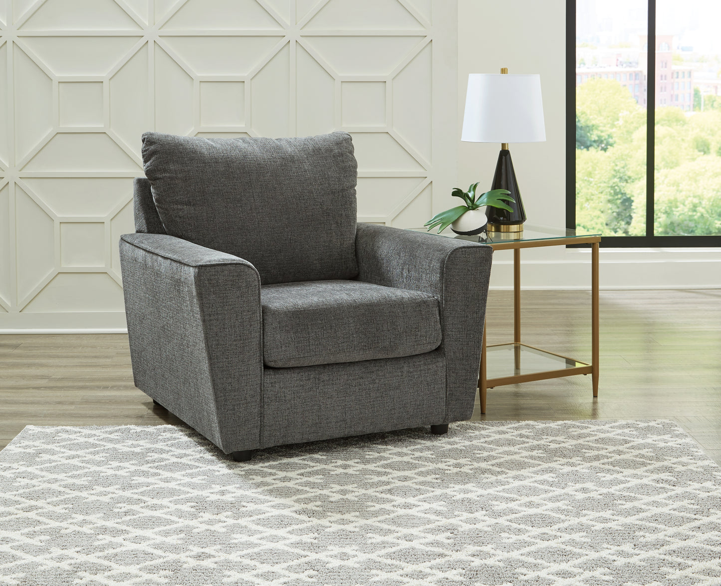 Bradenton Furniture Outlet - Ashley Furniture - Stairatt Living Room - Chair / Gravel - 2850220