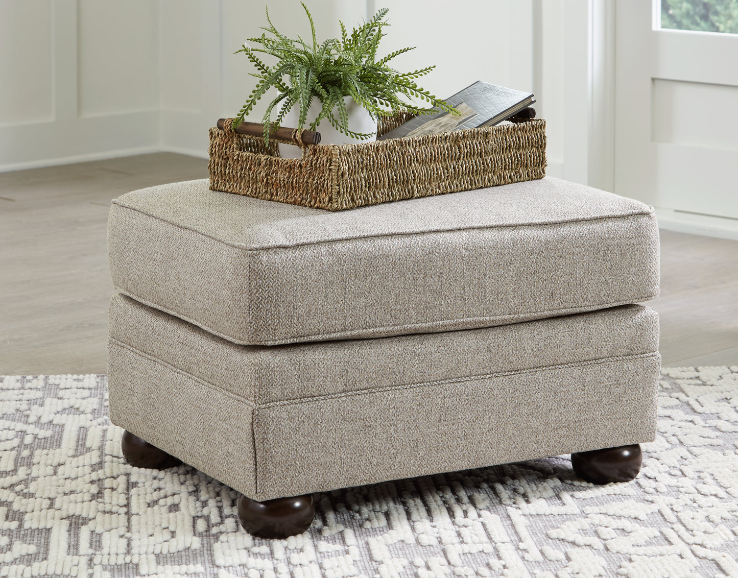Bradenton Furniture Outlet - Ashley Furniture - Gaelon Living Room - Ottoman / Dune - 3730714
