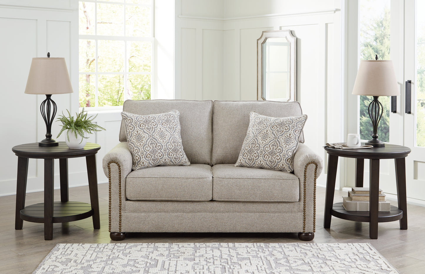 Bradenton Furniture Outlet - Ashley Furniture - Gaelon Living Room - Loveseat / Dune - 3730735