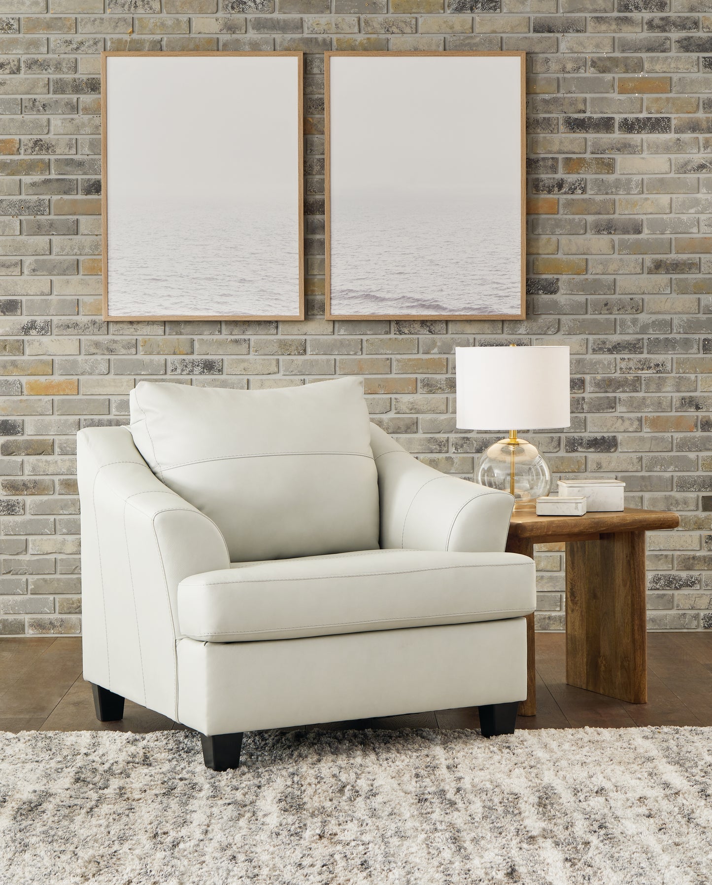 Bradenton Furniture Outlet - Ashley Furniture - Genoa Living Room - Chair and a Half / Coconut - 4770423