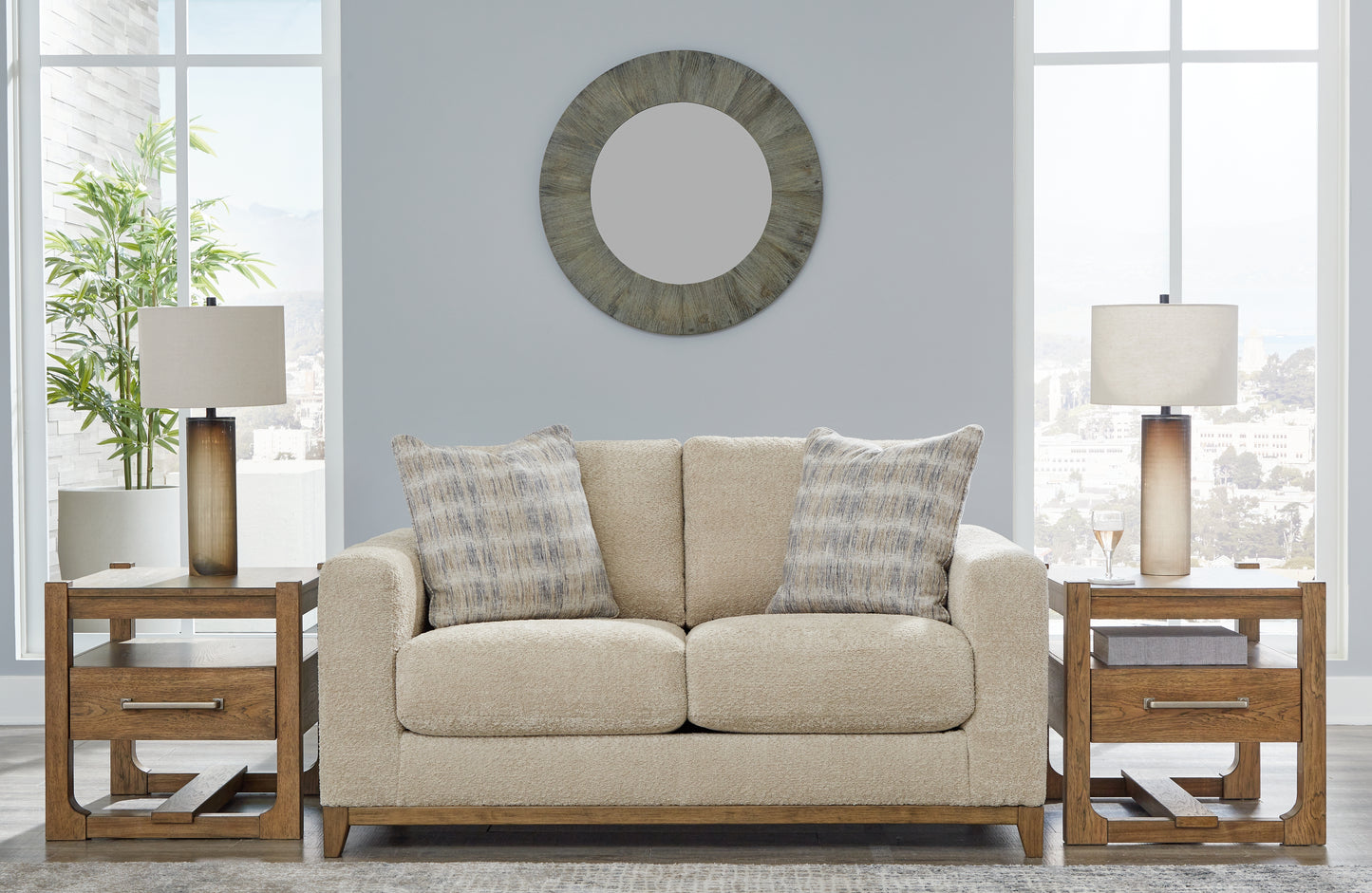 Bradenton Furniture Outlet - Ashley Furniture - Parklynn Living Room - Loveseat / Desert - 4890235