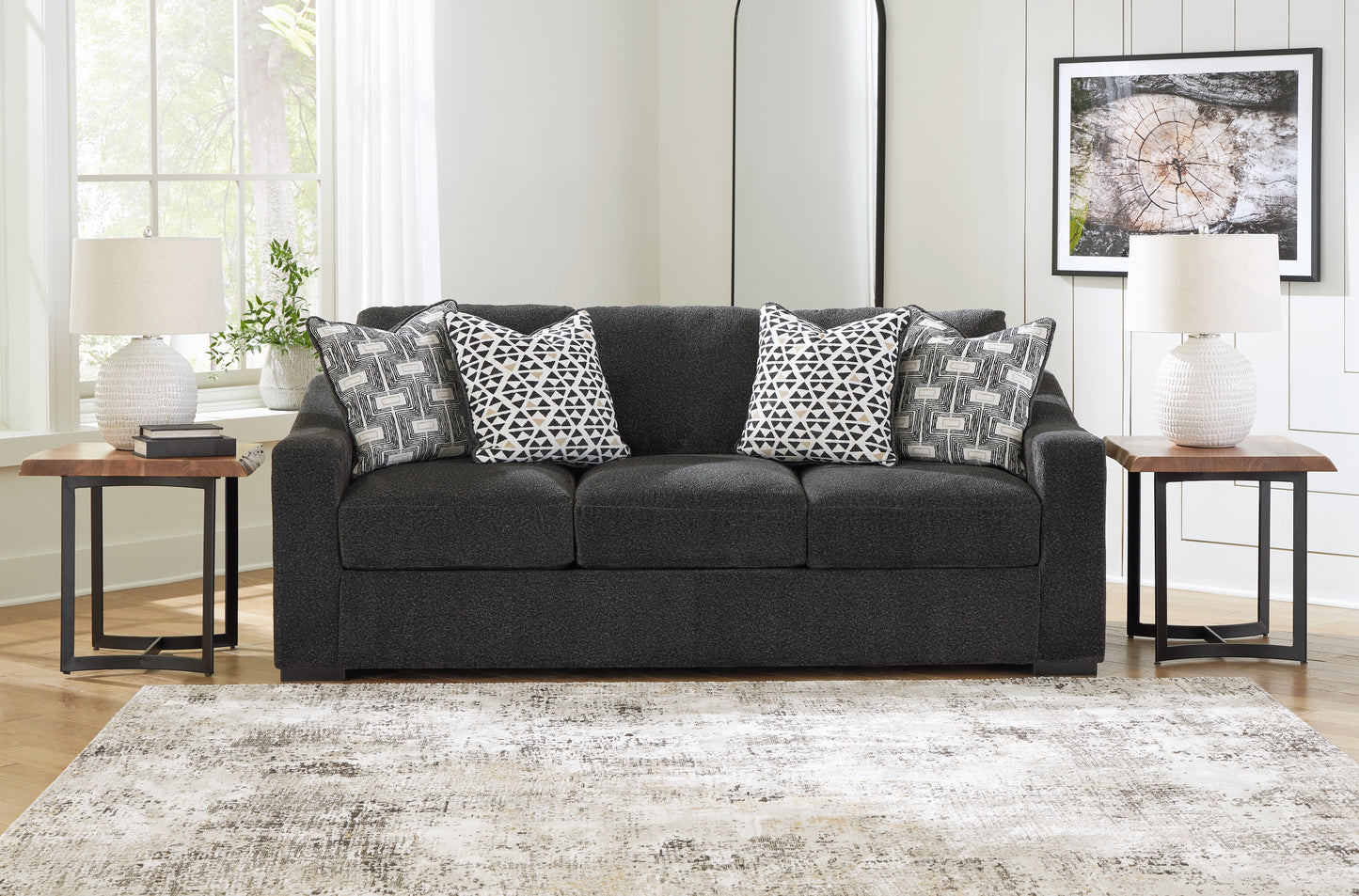 Bradenton Furniture Outlet - Ashley Furniture - Wryenlynn Living Room - Sofa / Onyx - 4940538