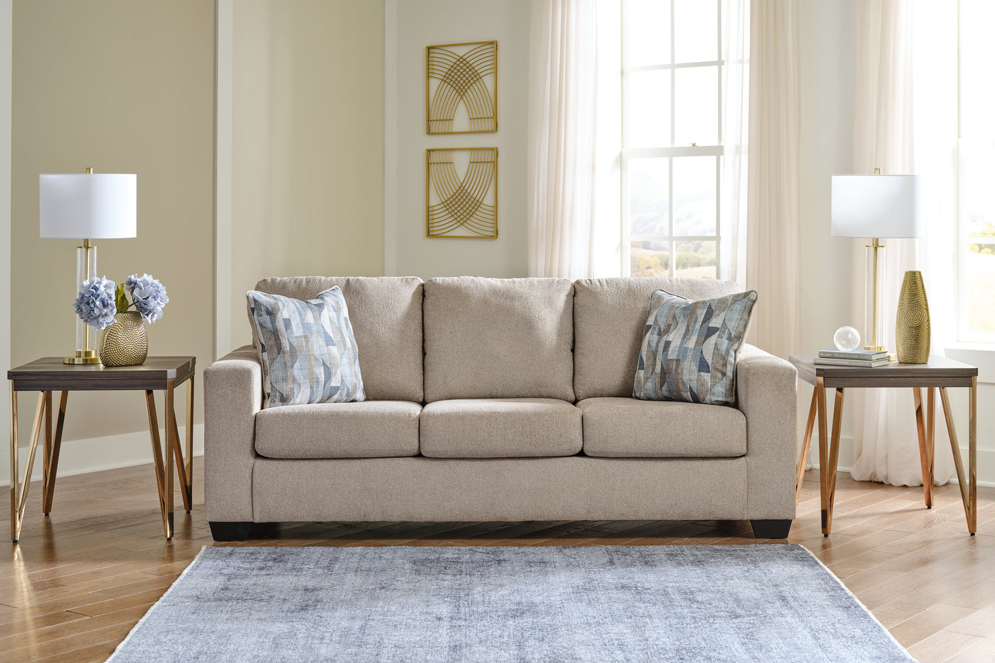 Bradenton Furniture Outlet - Ashley Furniture - Deltona Living Room - Sofa / Parchment - 5120438