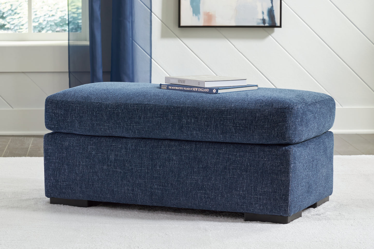 Bradenton Furniture Outlet - Ashley Furniture - Evansley Living Room - Ottoman / Navy - 5450214