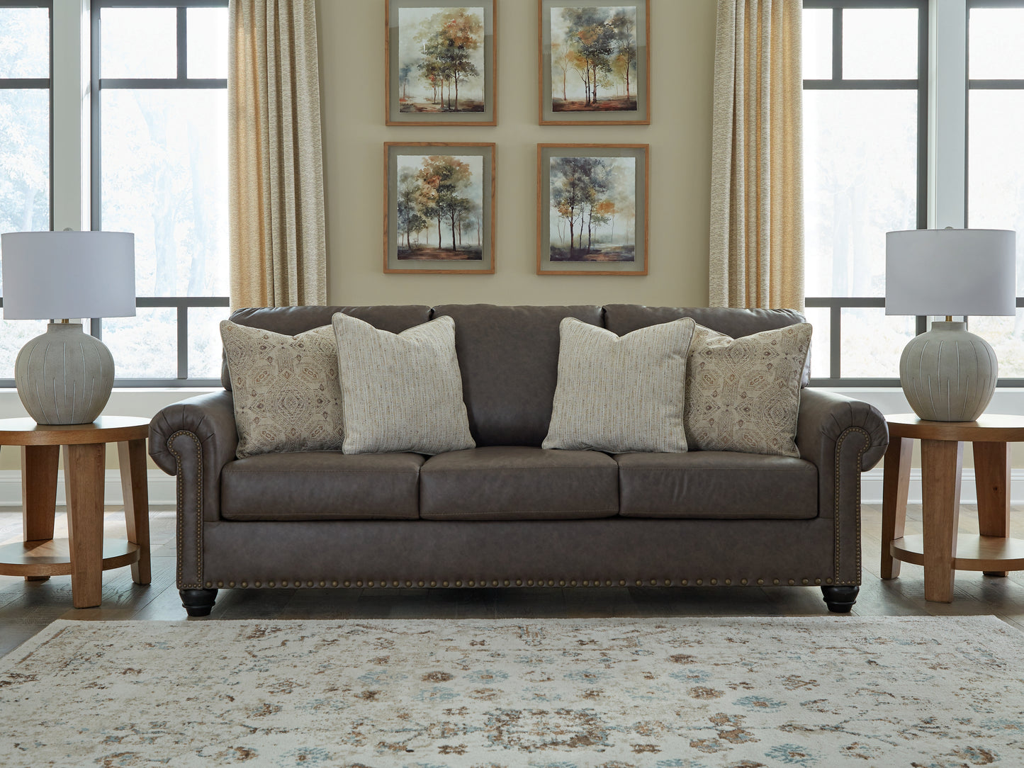 Bradenton Furniture Outlet - Ashley Furniture - Roxmere Living Room - Sofa / Umber - 5550338