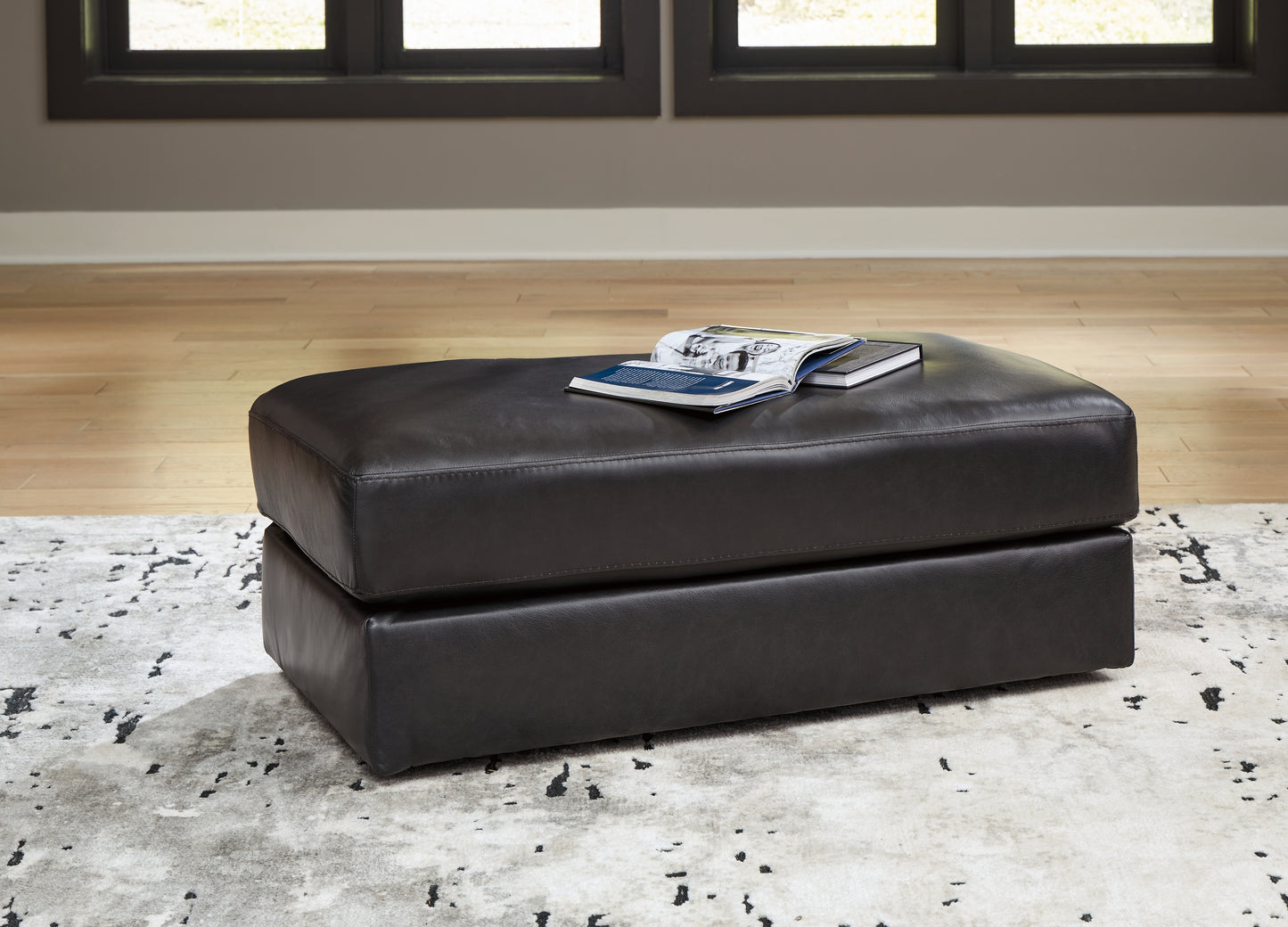 Bradenton Furniture Outlet - Ashley Furniture - Amiata Living Room - Ottoman / Onyx - 5740514