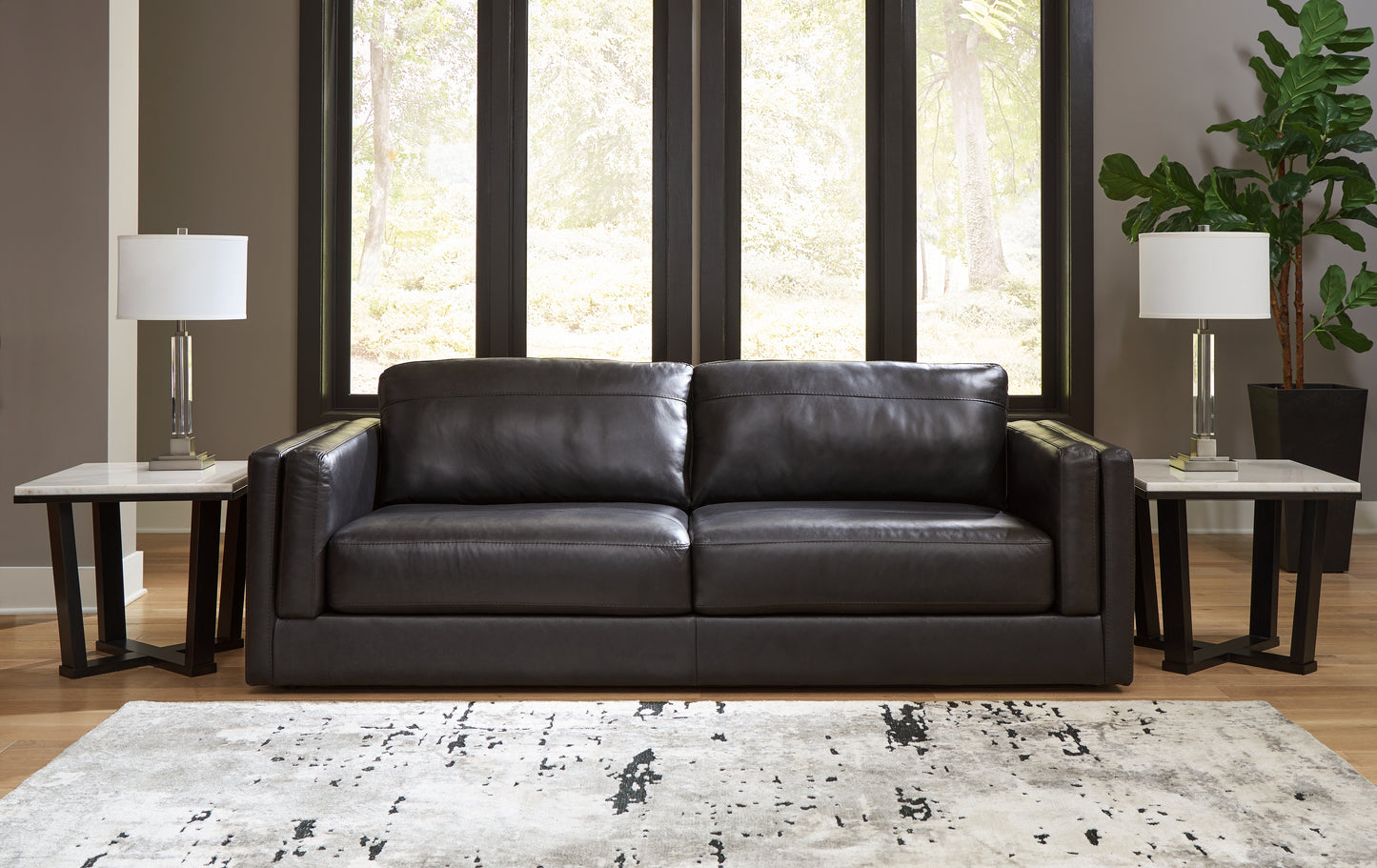 Bradenton Furniture Outlet - Ashley Furniture - Amiata Living Room - Sofa / Onyx - 5740538