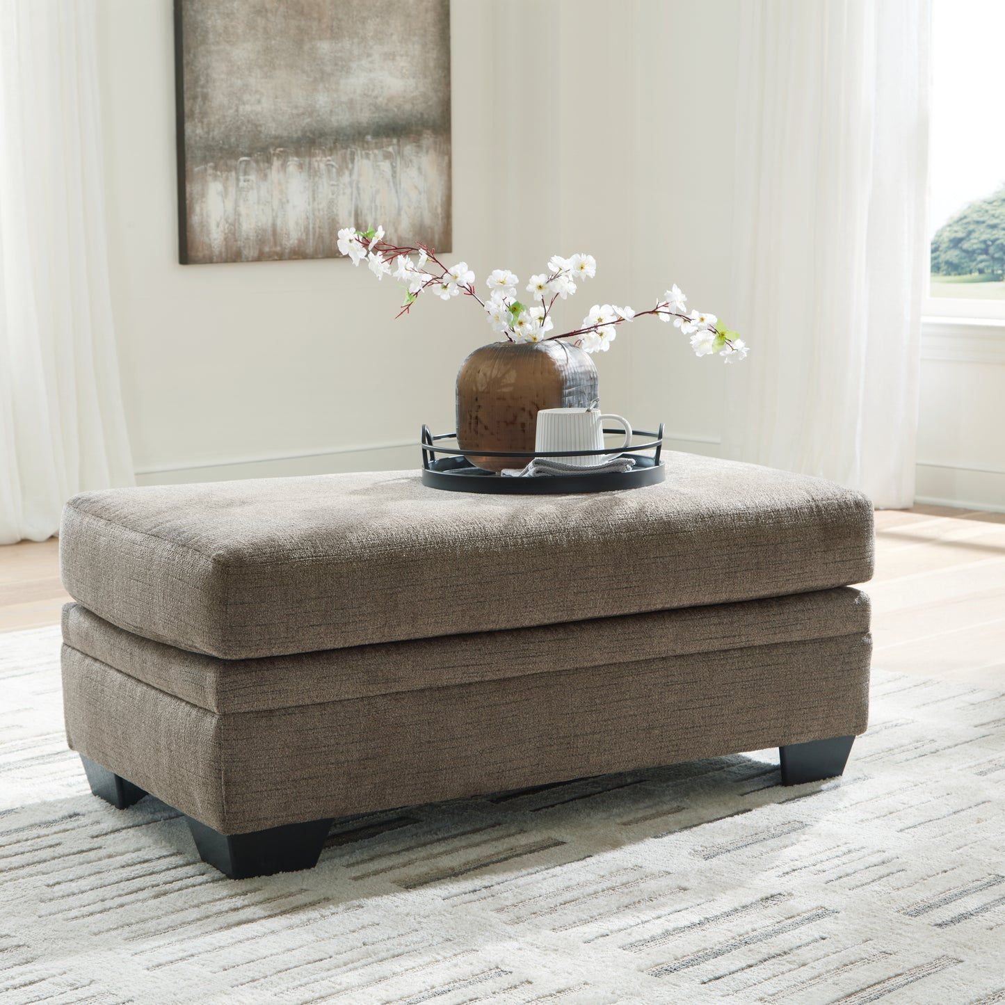 Bradenton Furniture Outlet - Ashley Furniture - Stonemeade Living Room - Ottoman / Nutmeg - 5950514