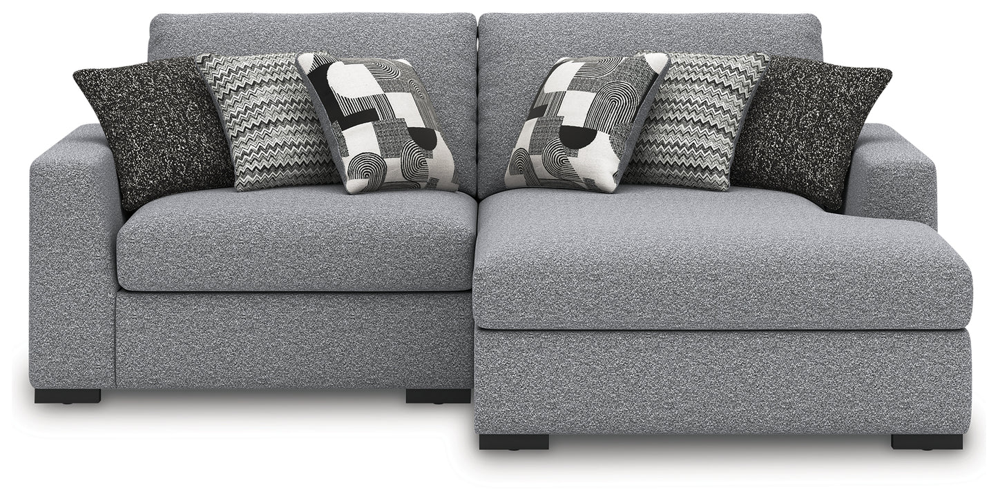 Bradenton Furniture Outlet - Ashley Furniture - Bealton Sectional - RAF 2-Piece Sectional with Chaise / Salt and Pepper - 61305S10