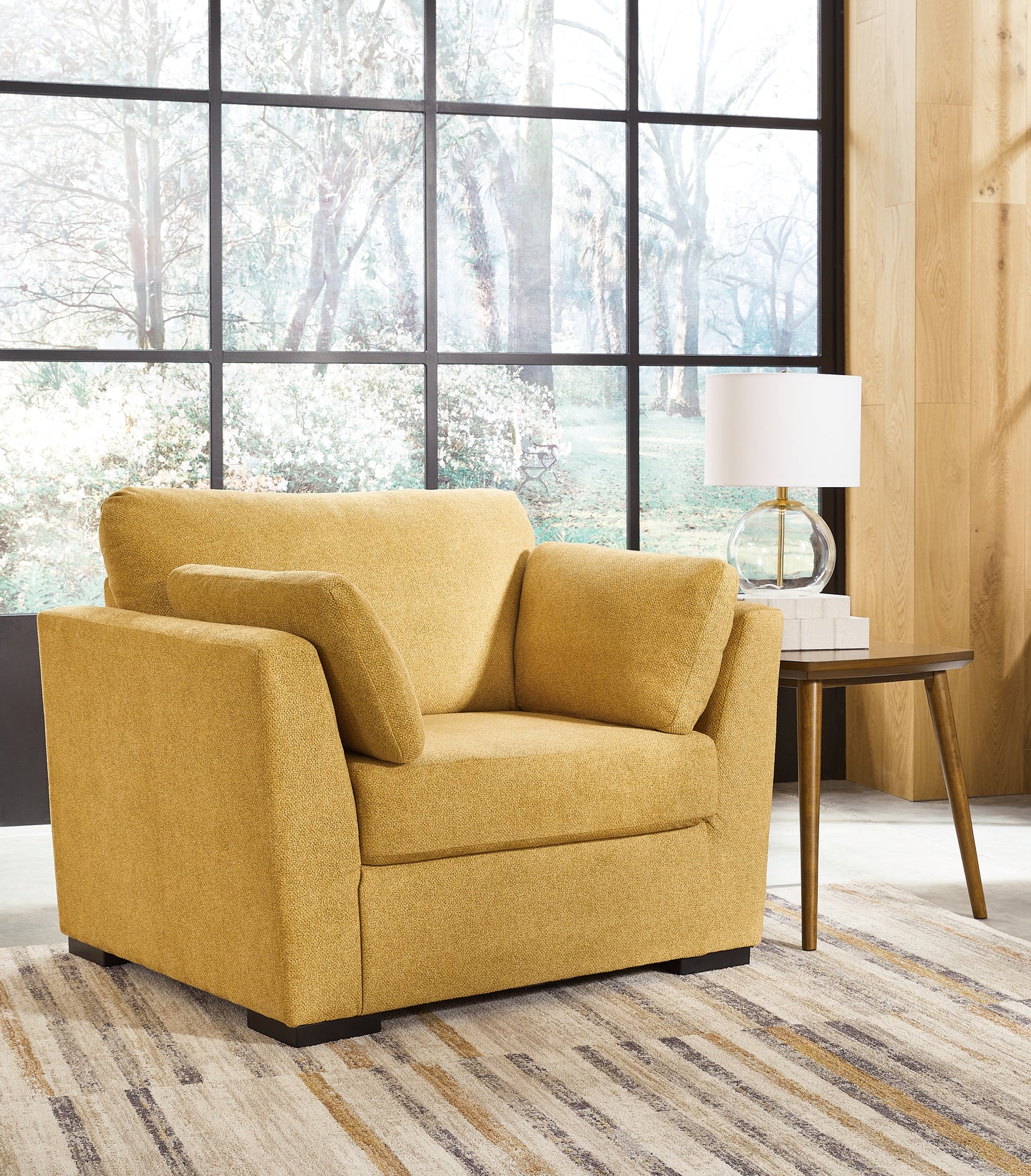 Bradenton Furniture Outlet - Ashley Furniture - Keerwick Living Room - Chair and a Half / Sunflower - 6750623