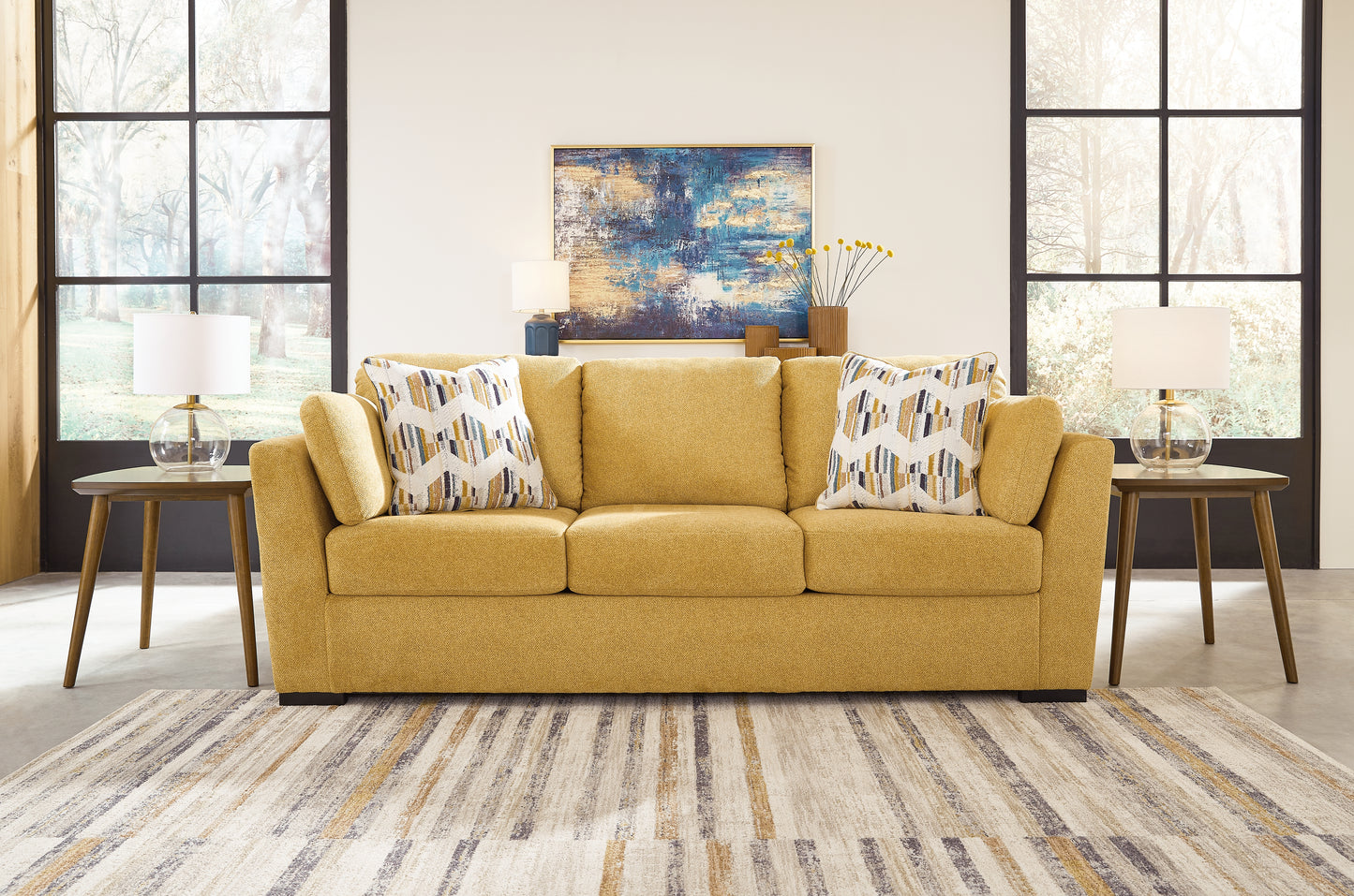Bradenton Furniture Outlet - Ashley Furniture - Keerwick Living Room - Sofa / Sunflower - 6750638