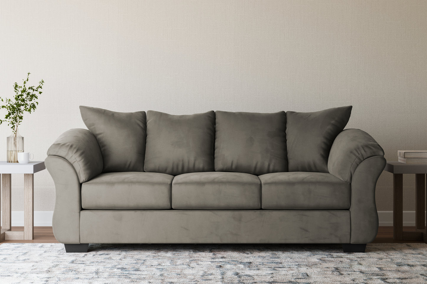 Bradenton Furniture Outlet - Ashley Furniture - Darcy Living Room - Sofa / Cobblestone - 7500538