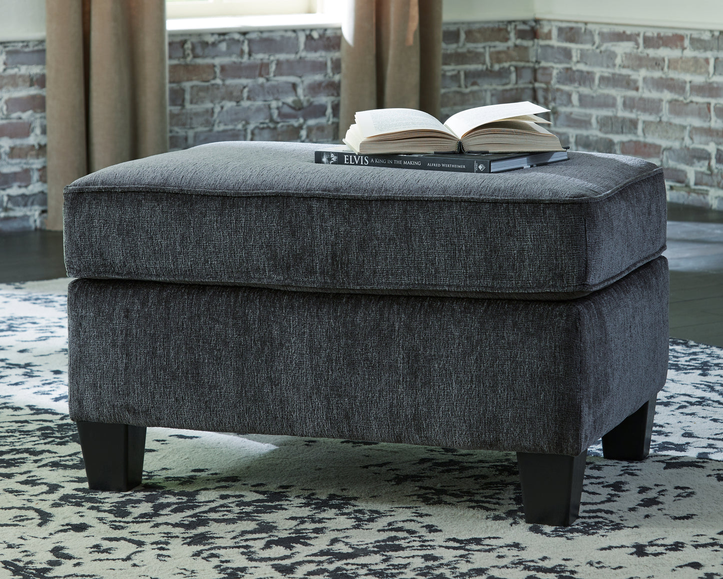 Bradenton Furniture Outlet - Ashley Furniture - Abinger Living Room - Ottoman / Smoke - 8390514