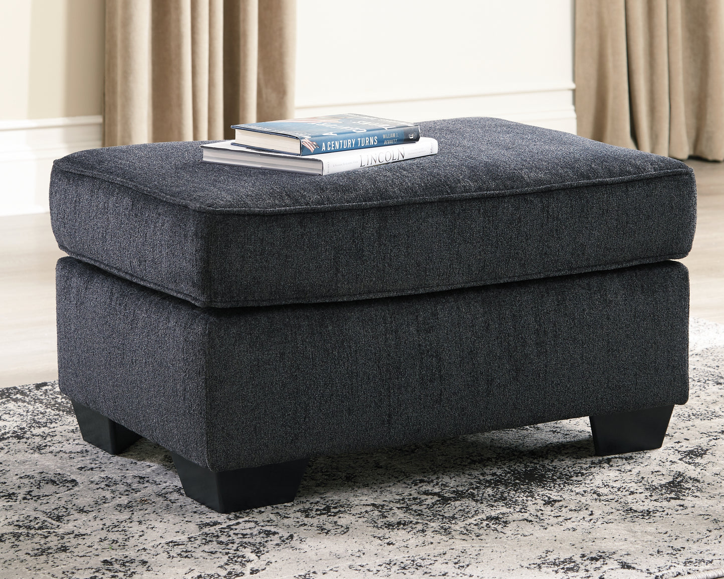 Bradenton Furniture Outlet - Ashley Furniture - Altari Living Room - Ottoman / Slate - 8721314