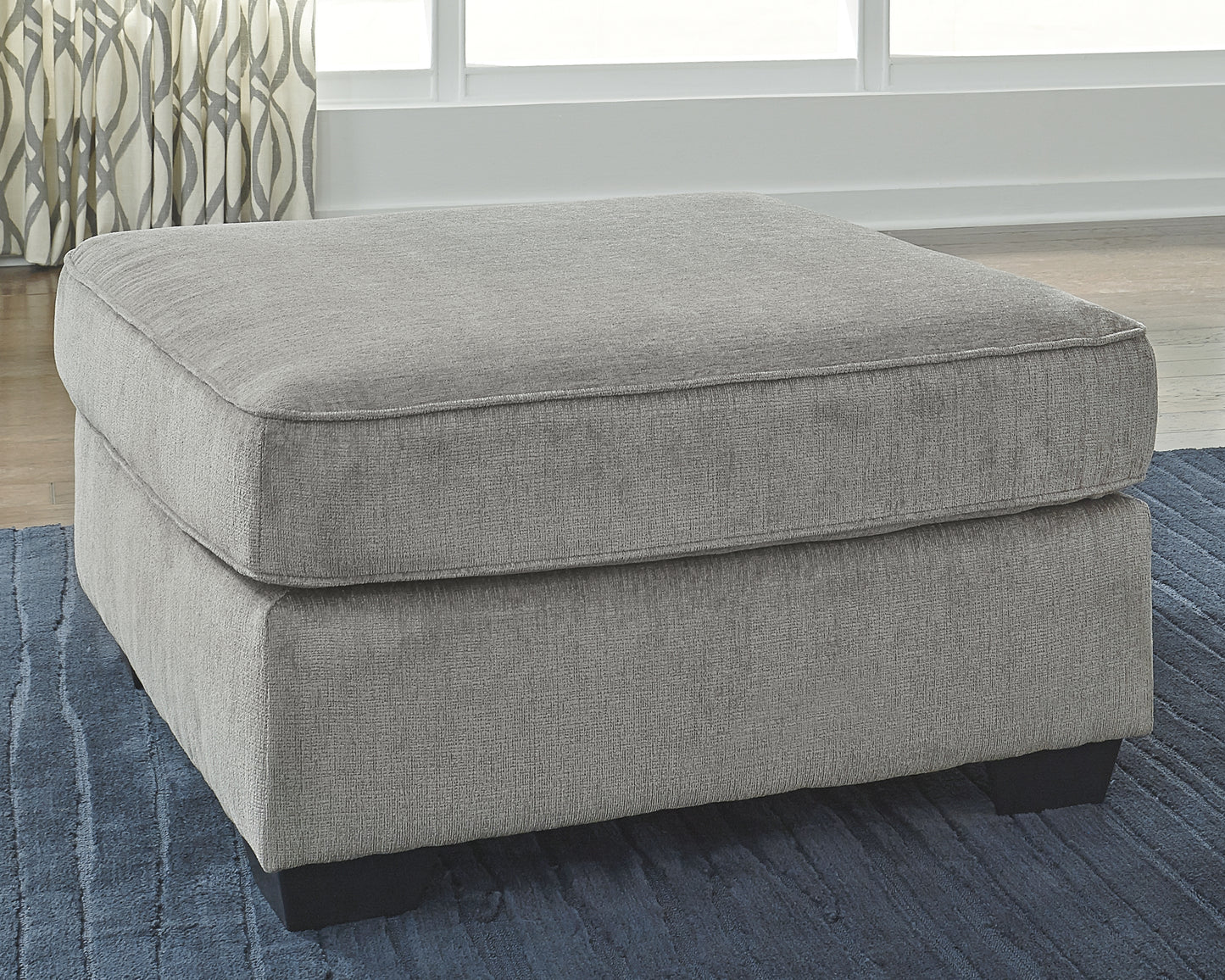 Bradenton Furniture Outlet - Ashley Furniture - Altari Living Room - Oversized Accent Ottoman / Alloy - 8721408