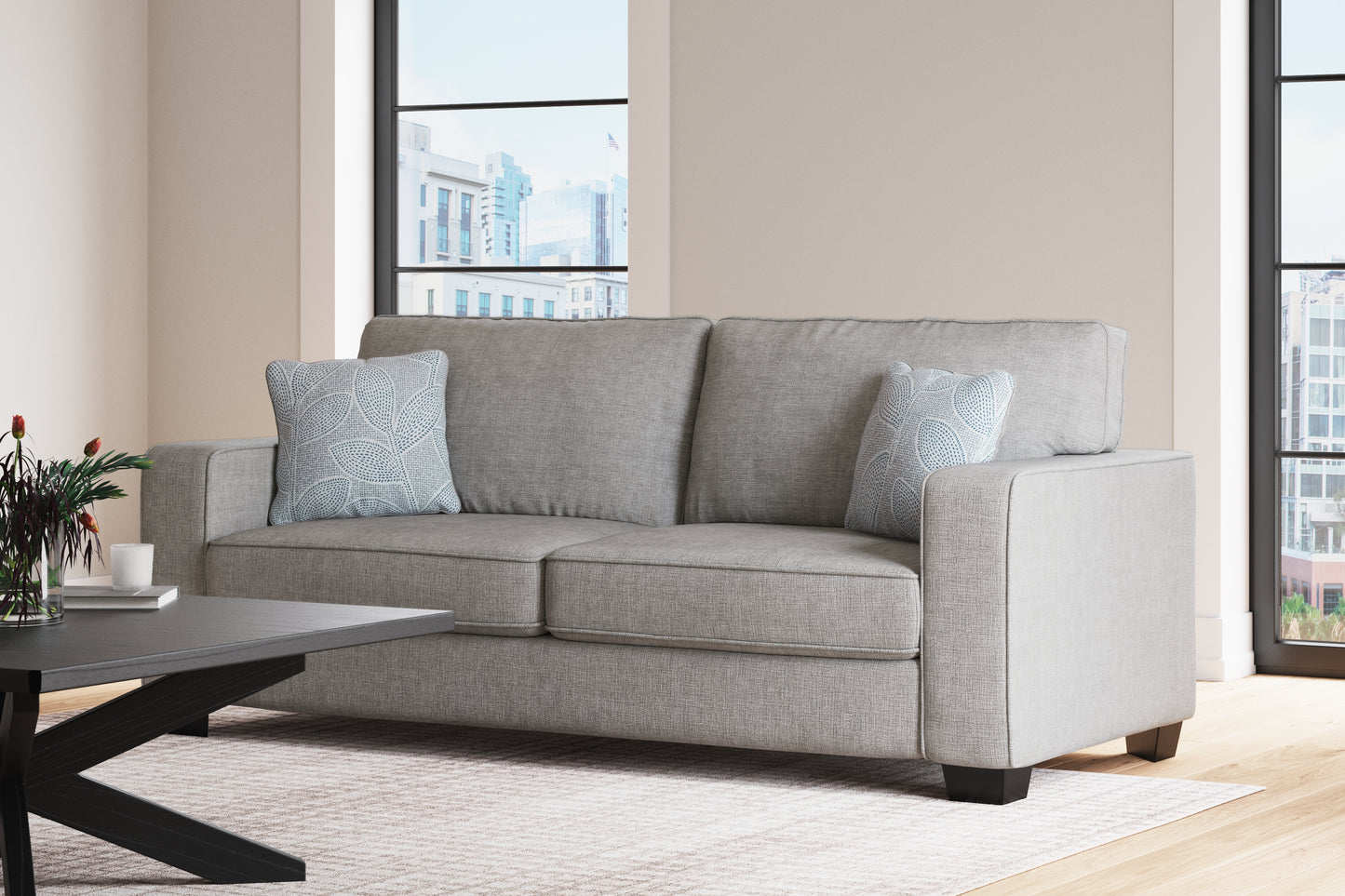 Bradenton Furniture Outlet - Ashley Furniture - Altari Living Room - Sofa / Alloy - 8721438