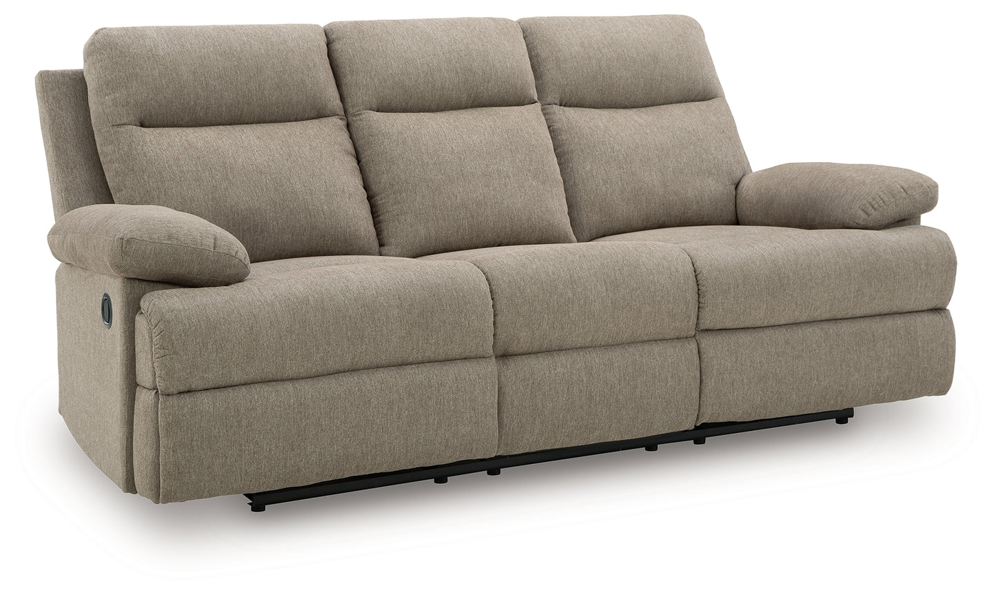 Bradenton Furniture Outlet - Ashley Furniture - Side-Swipe Living Room - REC Sofa w/Drop Down Table / Mocha - PC9140589