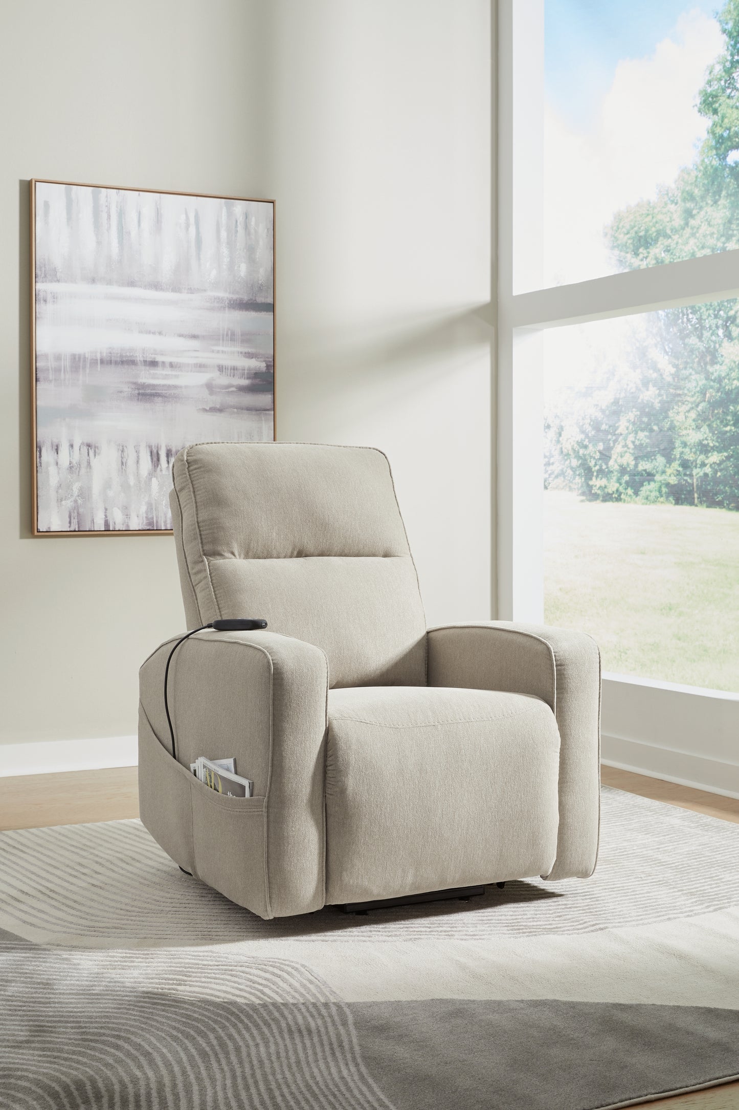 Bradenton Furniture Outlet - Ashley Furniture - Starganza Living Room - Power Lift Recliner / Smoke - 9370512