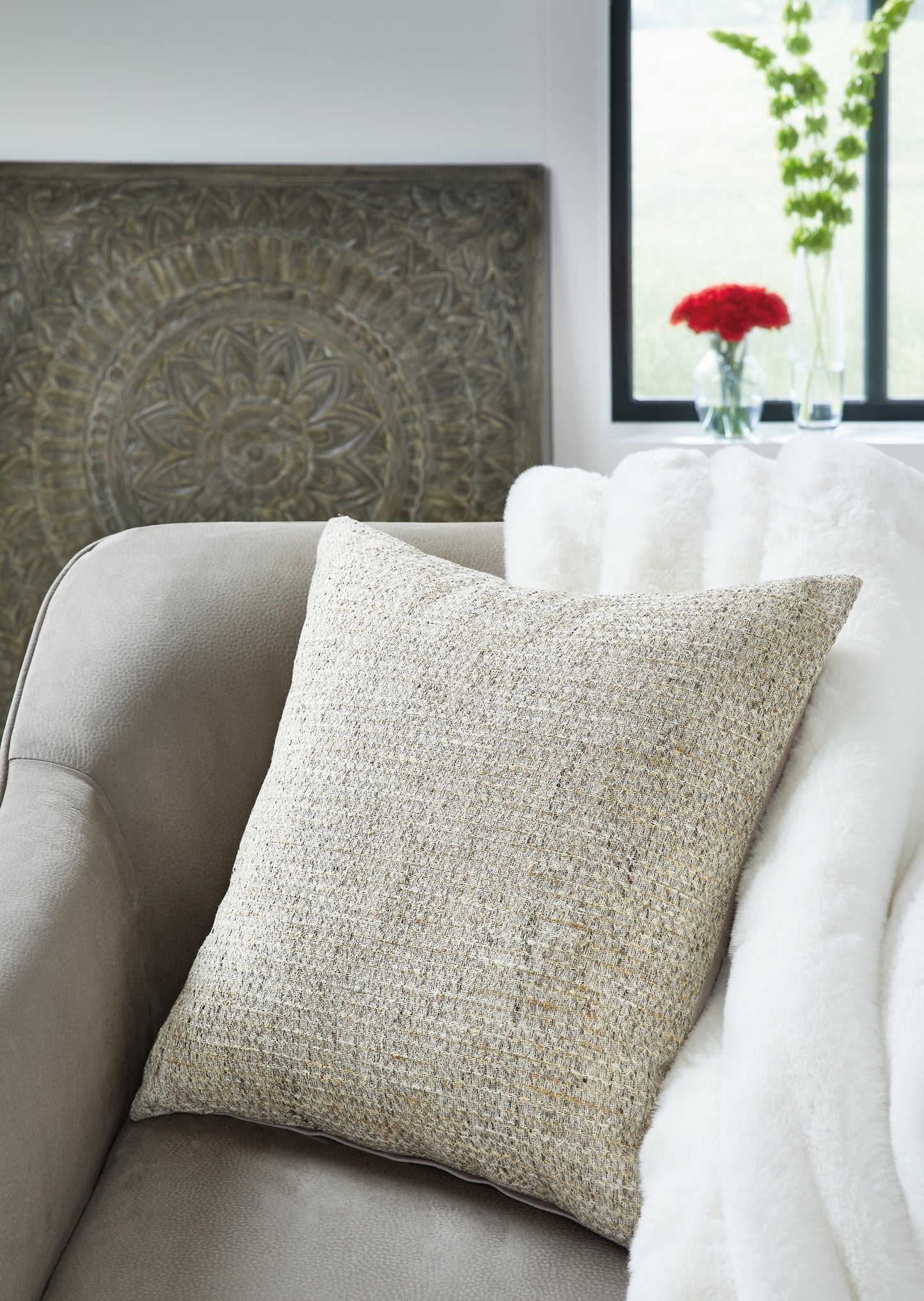 Bradenton Furniture Outlet - Ashley Furniture - Erline Pillows - Pillow / Cement - A1000895P