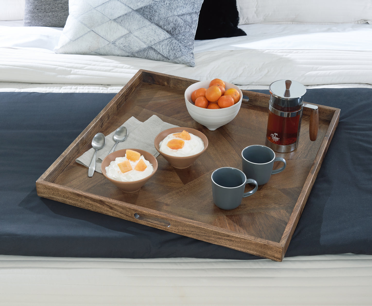 Bradenton Furniture Outlet - Ashley Furniture - Heddford Tray - Tray / Brown - A2000722