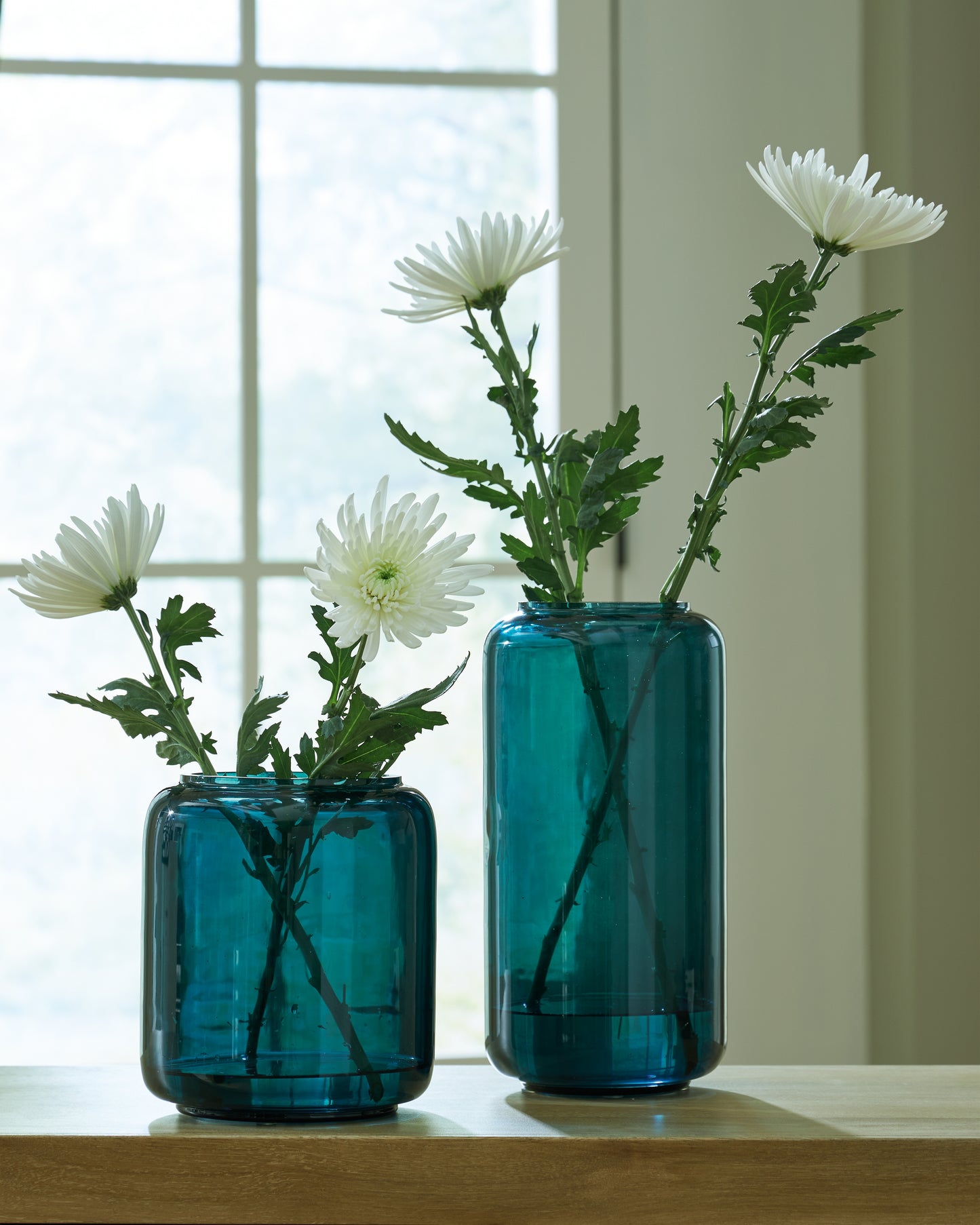 Bradenton Furniture Outlet - Ashley Furniture - Inisland Vase - Vase Set (Set of 2) / Teal - A2000797A1