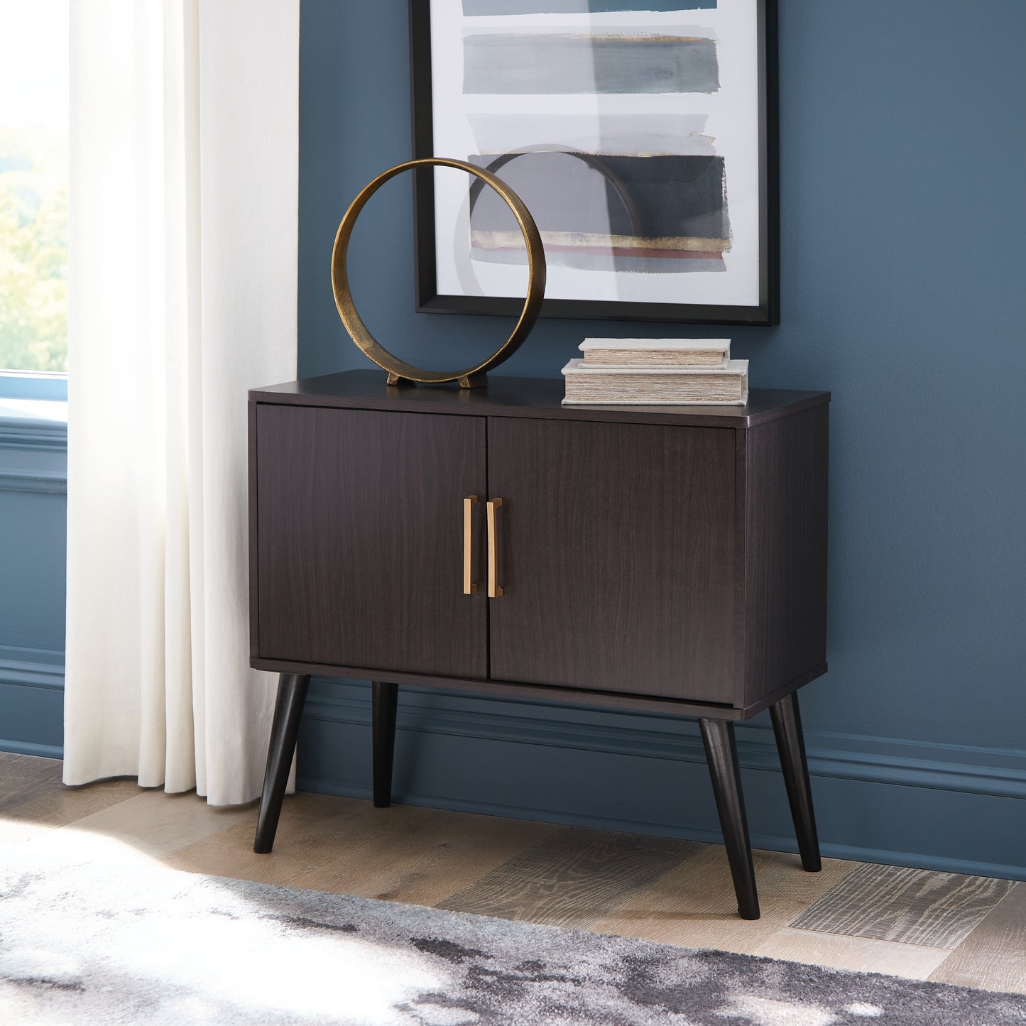 Bradenton Furniture Outlet - Ashley Furniture - Orinfield Accent Cabinet - Accent Cabinet / Dark Brown - A4000399
