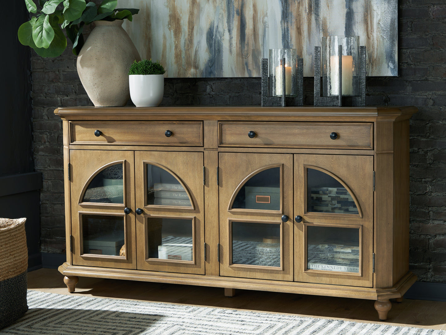 Bradenton Furniture Outlet - Ashley Furniture - Barlomore Accent Cabinet - Accent Cabinet / Brown - A4000597
