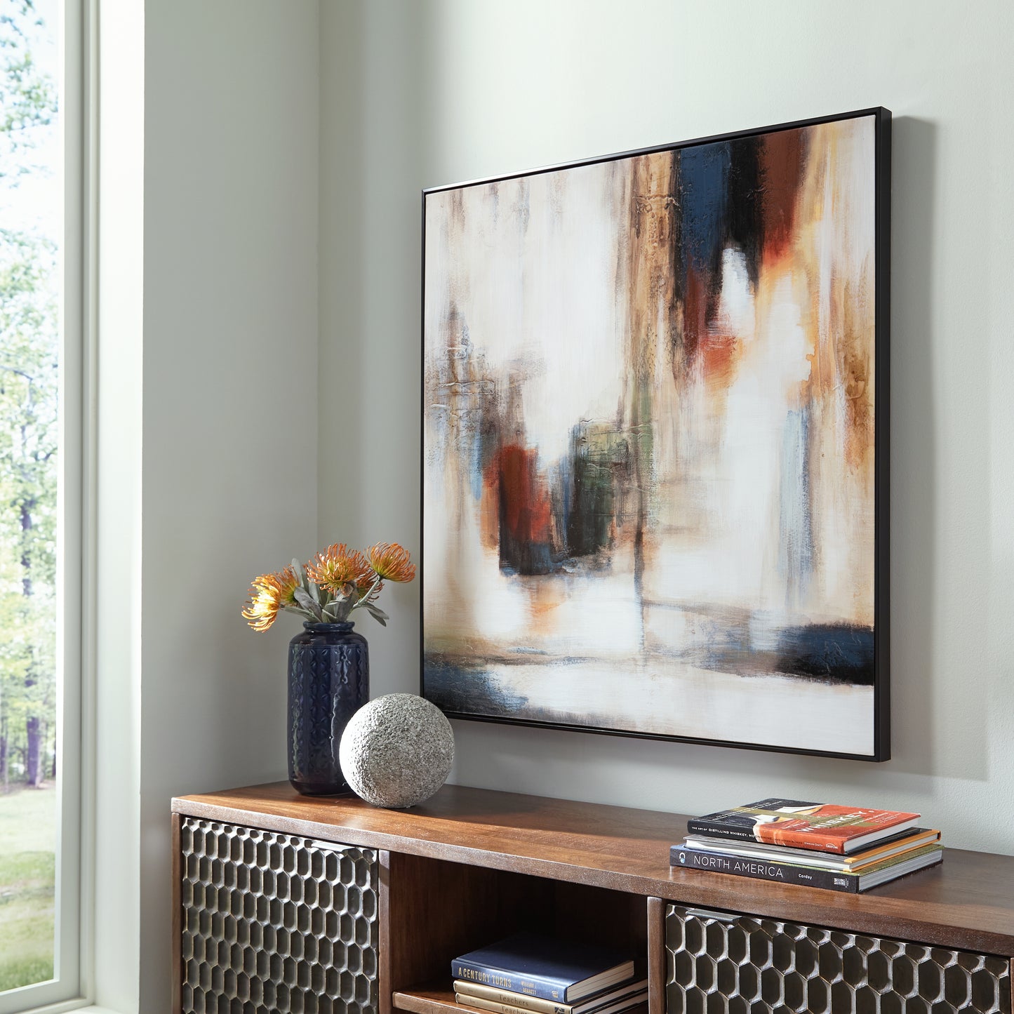Bradenton Furniture Outlet - Ashley Furniture - Pigeonford Wall Decor - Wall Art / Multi - A8000348