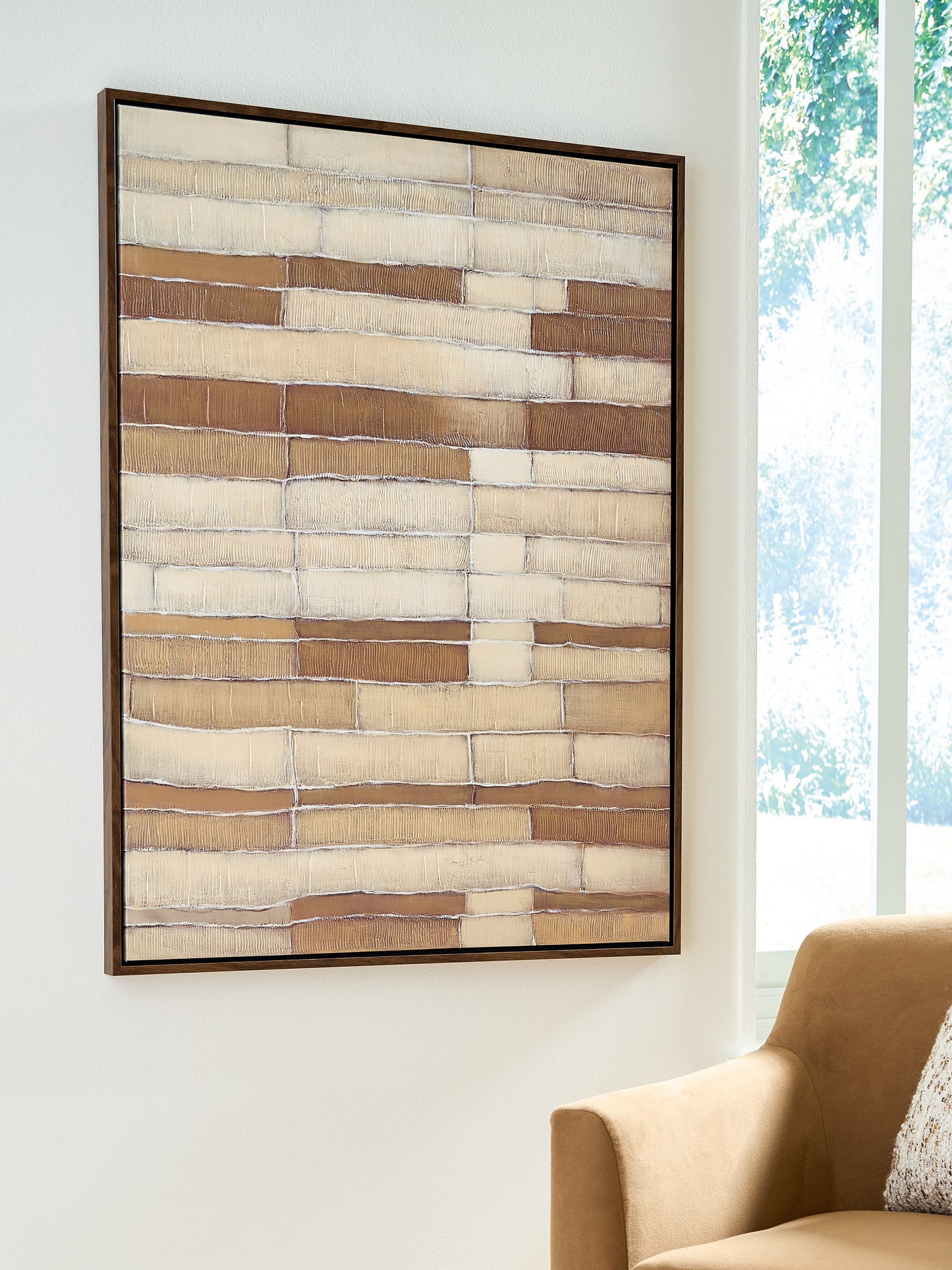 Bradenton Furniture Outlet - Ashley Furniture - Kalanmore Wall Decor - Wall Art / Brown/Tan/White - A8000460