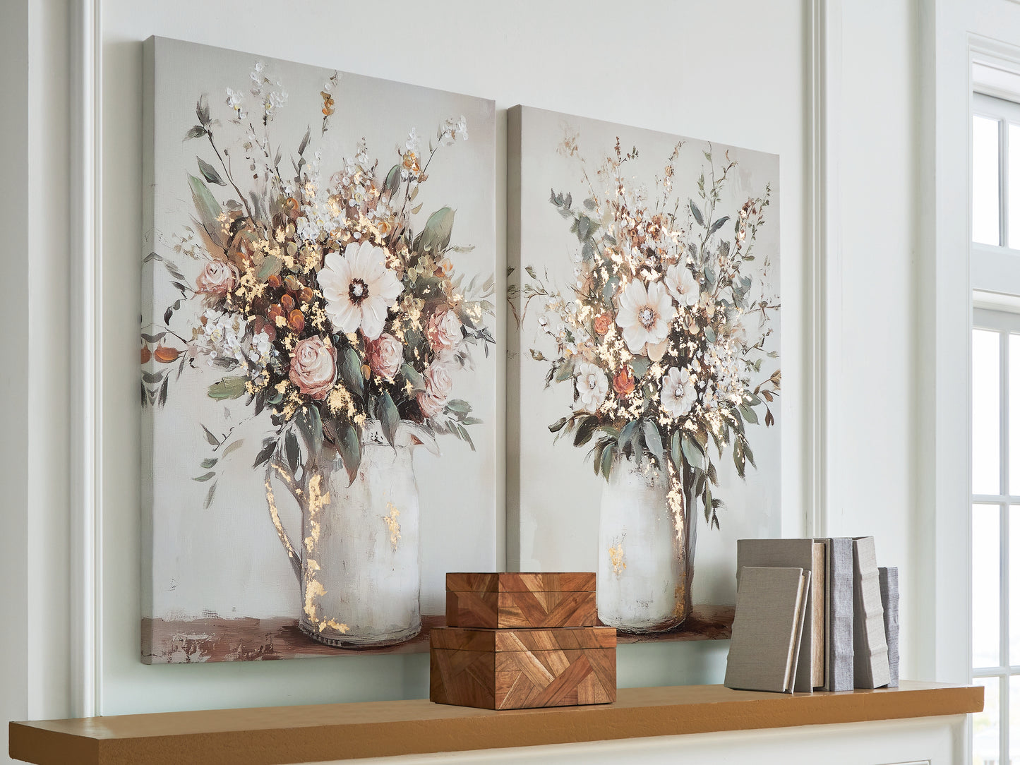 Bradenton Furniture Outlet - Ashley Furniture - Faisaldon Wall Decor - Wall Art Set (Set of 2) / Multi - A8000476