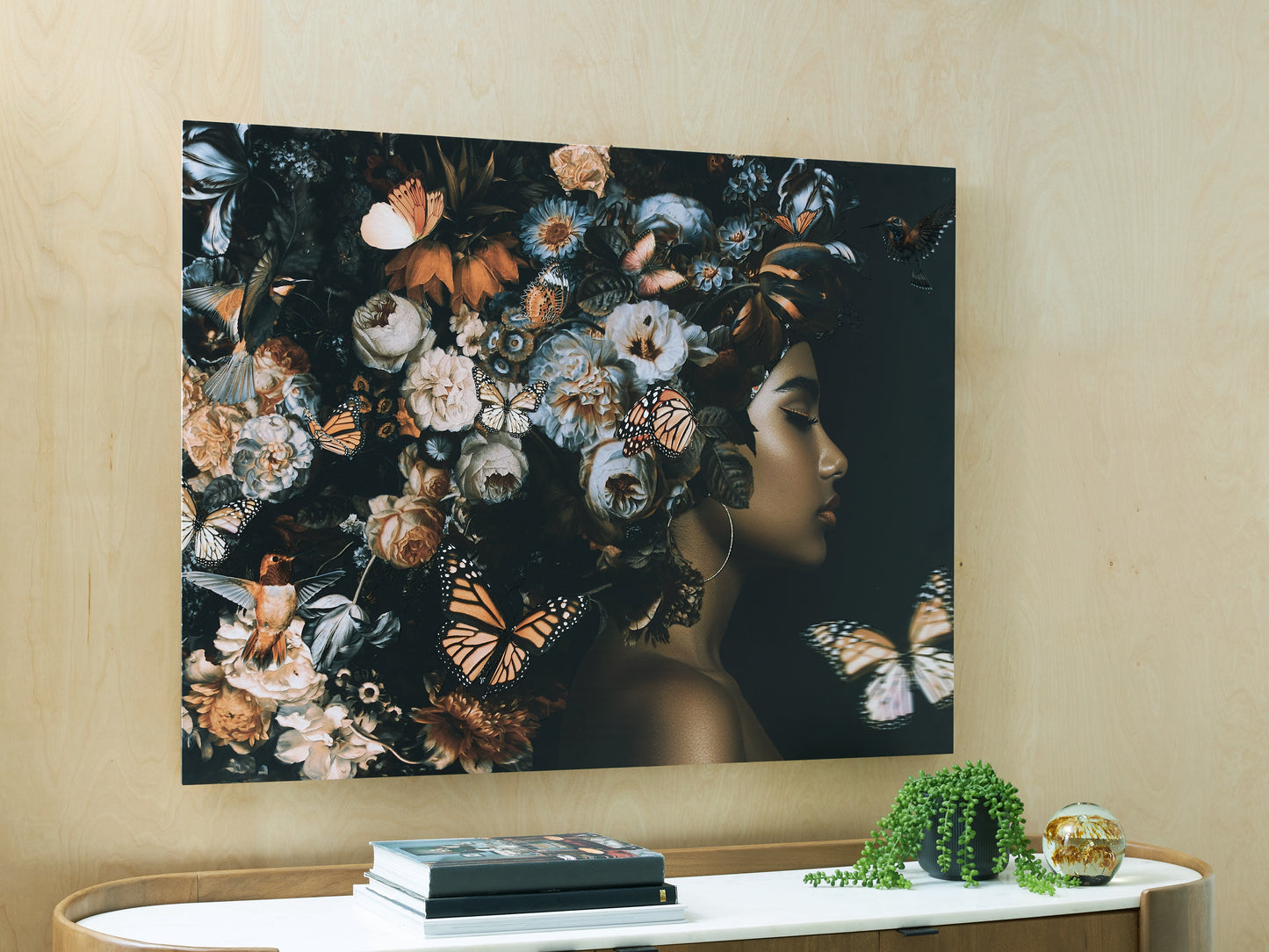 Bradenton Furniture Outlet - Ashley Furniture - Valfer Wall Decor - Wall Art / Orange/Black/White - A8000481