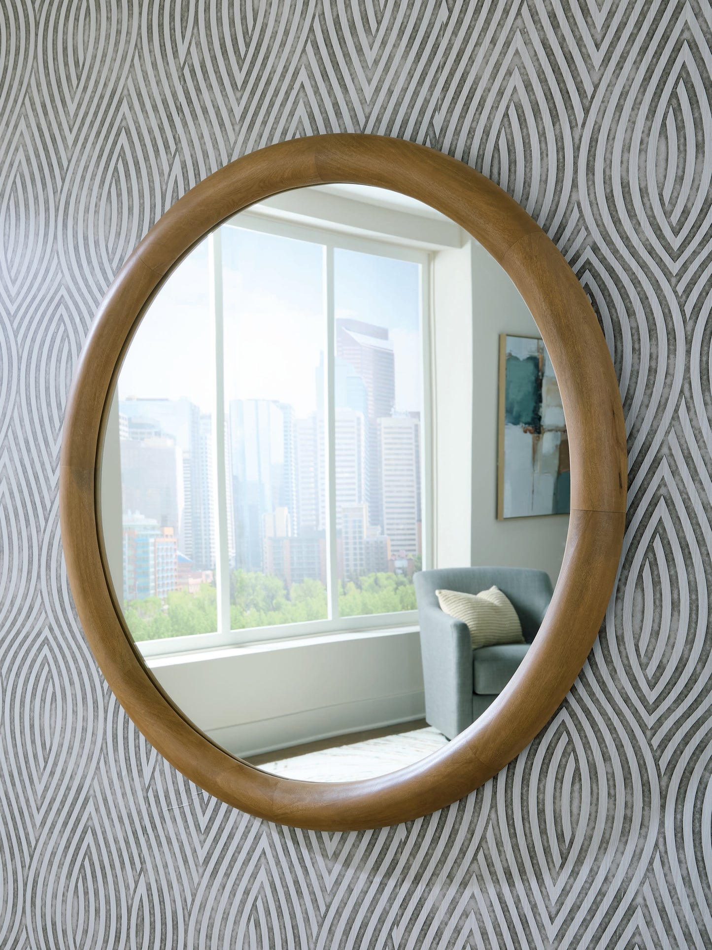 Bradenton Furniture Outlet - Ashley Furniture - Yadiel Mirror - Accent Mirror / Brown - A8010426