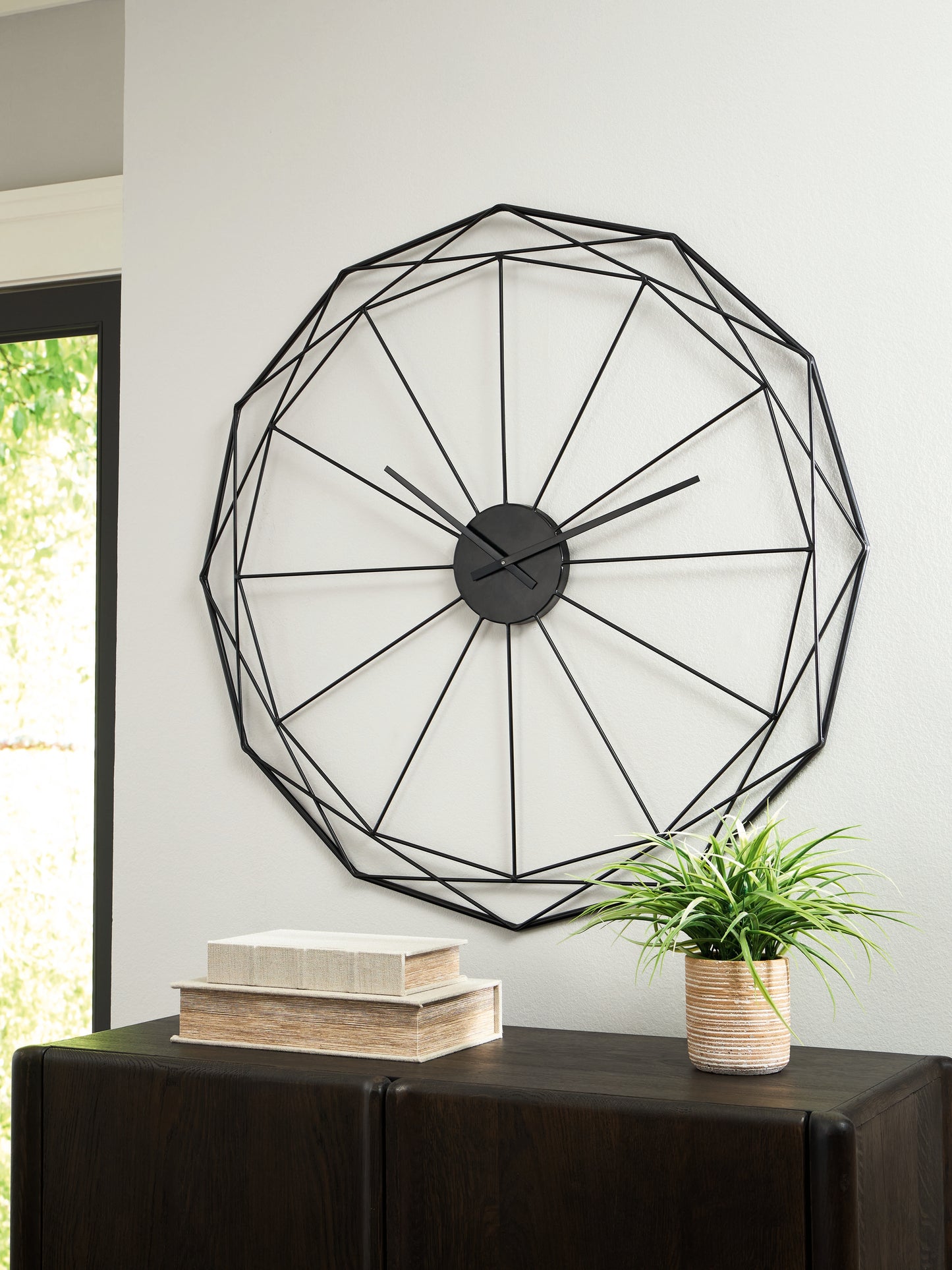 Bradenton Furniture Outlet - Ashley Furniture - Arkthorne Wall Decor - Wall Clock / Black - A8010429