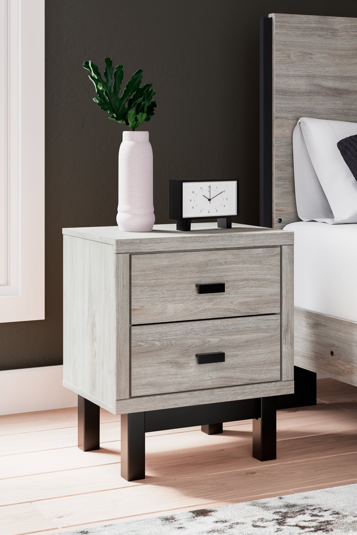 Bradenton Furniture Outlet - Ashley Furniture - Vessalli Bedroom - Two Drawer Night Stand / Two-tone - B1036-92