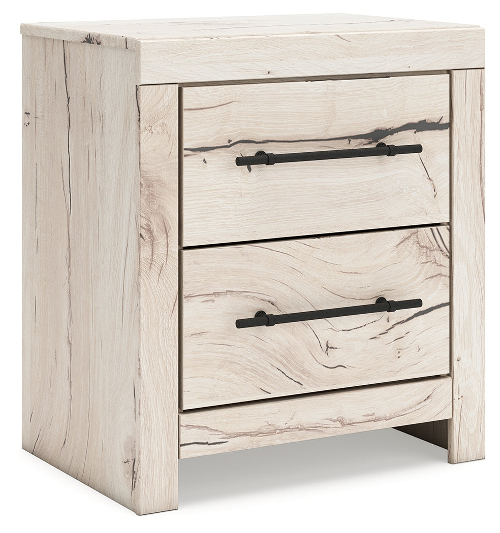Bradenton Furniture Outlet - Ashley Furniture - Lawroy Bedroom - Two Drawer Night Stand / Light Natural - B2310-92