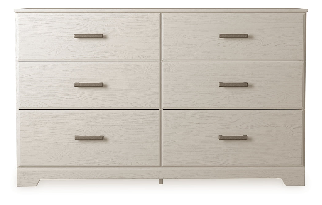Bradenton Furniture Outlet - Ashley Furniture - Stelsie Bedroom - Six Drawer Dresser / White - B2588-31