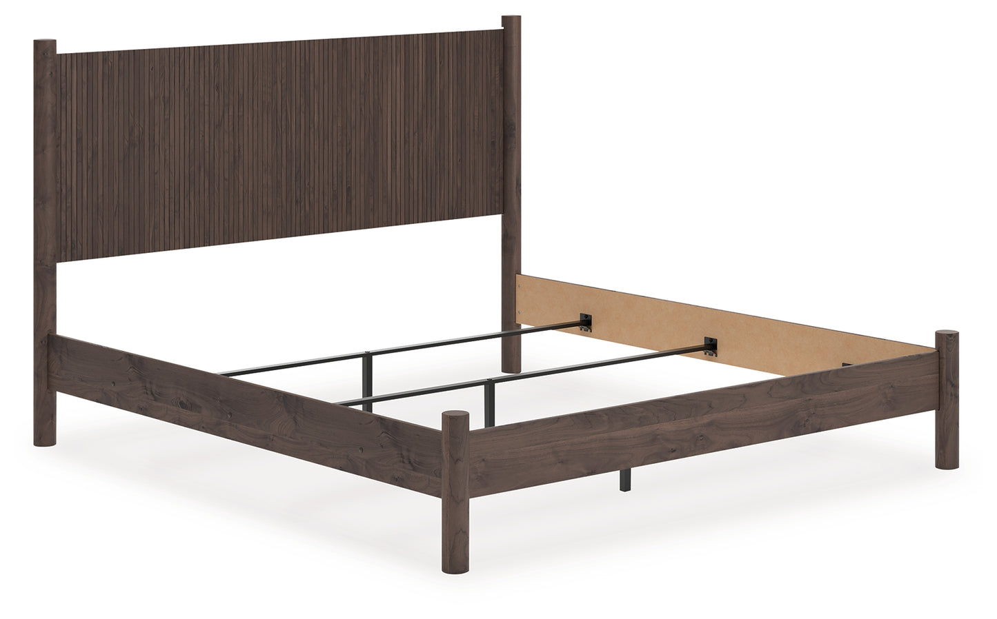 Bradenton Furniture Outlet - Ashley Furniture - Pamytta Bedroom - King Panel Bed / Brown - PCB2614B26