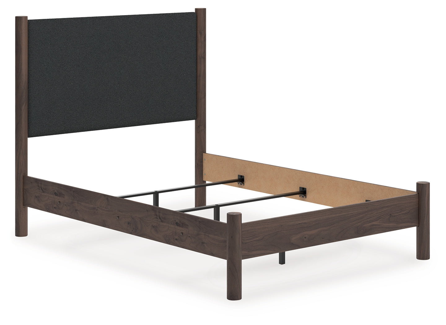 Bradenton Furniture Outlet - Ashley Furniture - Pamytta Bedroom - Full Upholstered Panel Bed / Brown - PCB2614B22