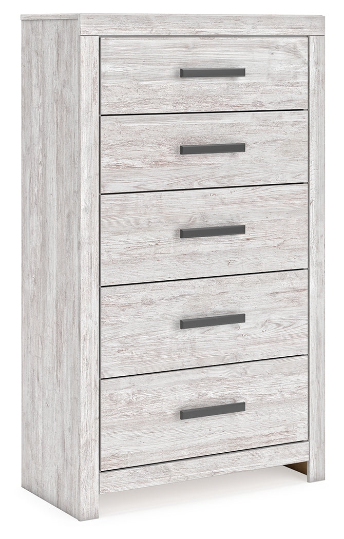 Bradenton Furniture Outlet - Ashley Furniture - Cayboni Bedroom - King Panel Bed / Whitewash - B3788B7