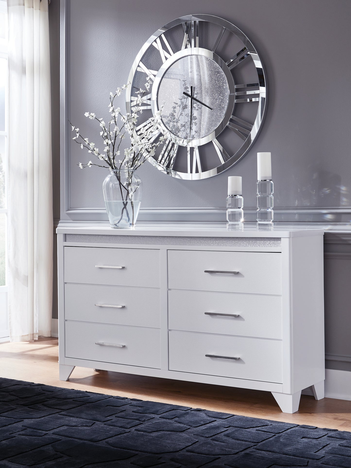 Bradenton Furniture Outlet - Ashley Furniture - Jarlee Bedroom - Dresser / White - PCB392-31