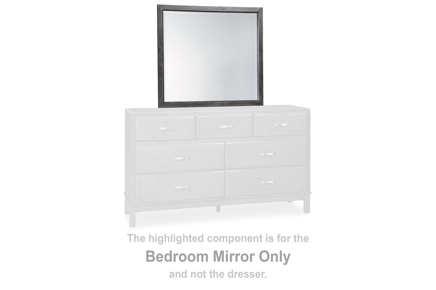Bradenton Furniture Outlet - Ashley Furniture - Caitbrook Bedroom - Bedroom Mirror / Gray - B476-36